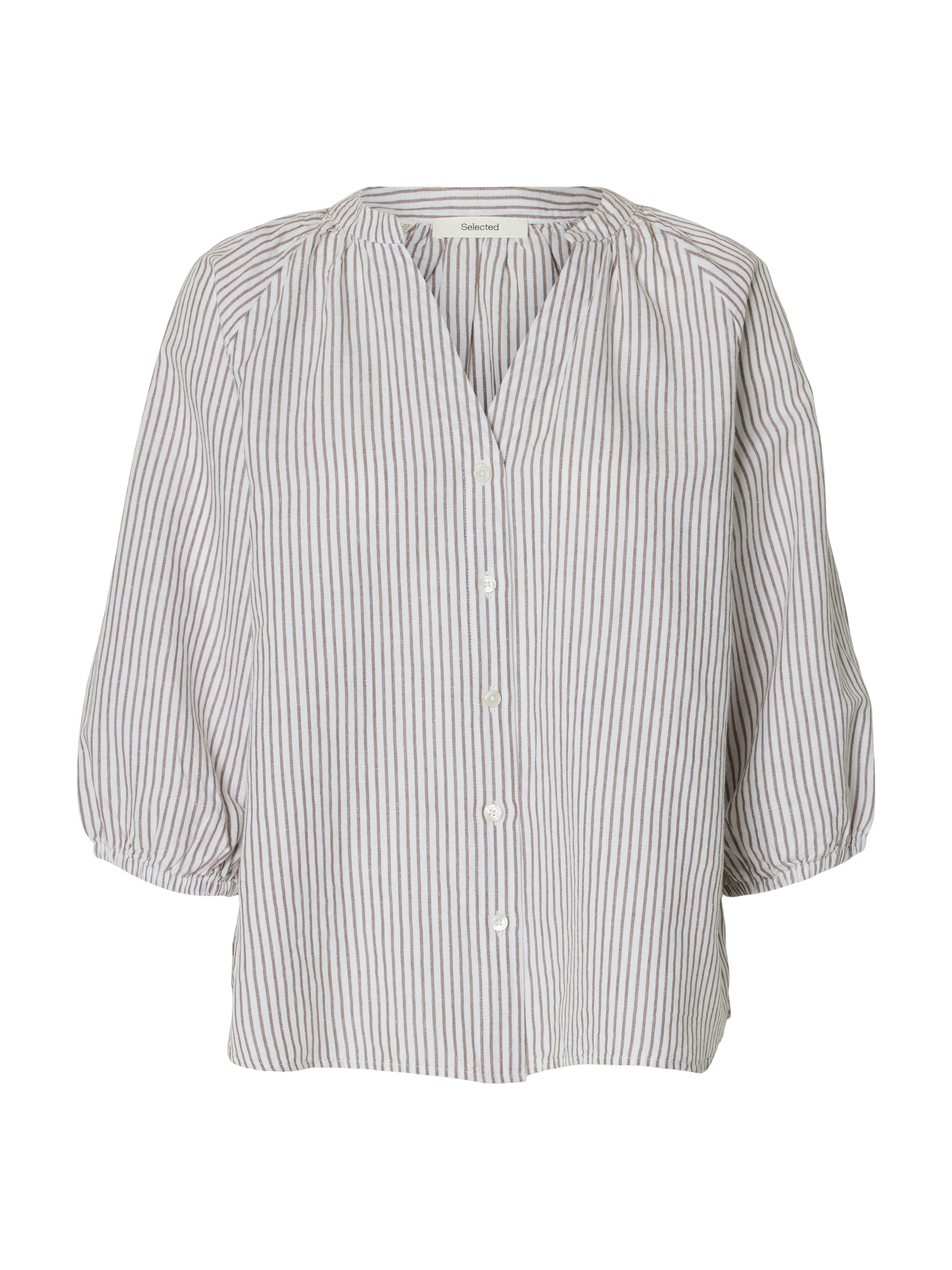 Selected Femme Damen Blusen Bright White/Ch