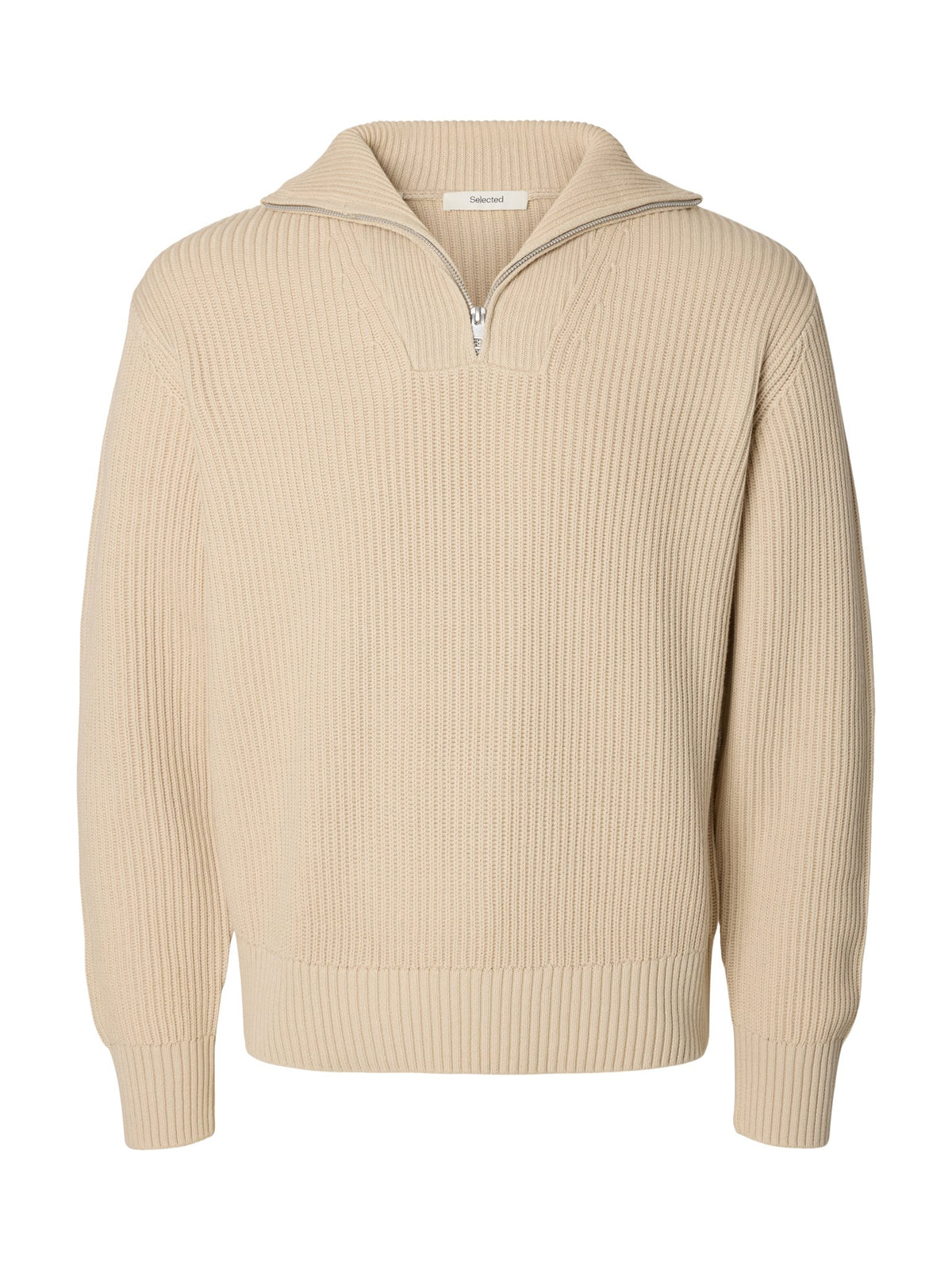 Selected homme Herren Pullover  Oatmeal