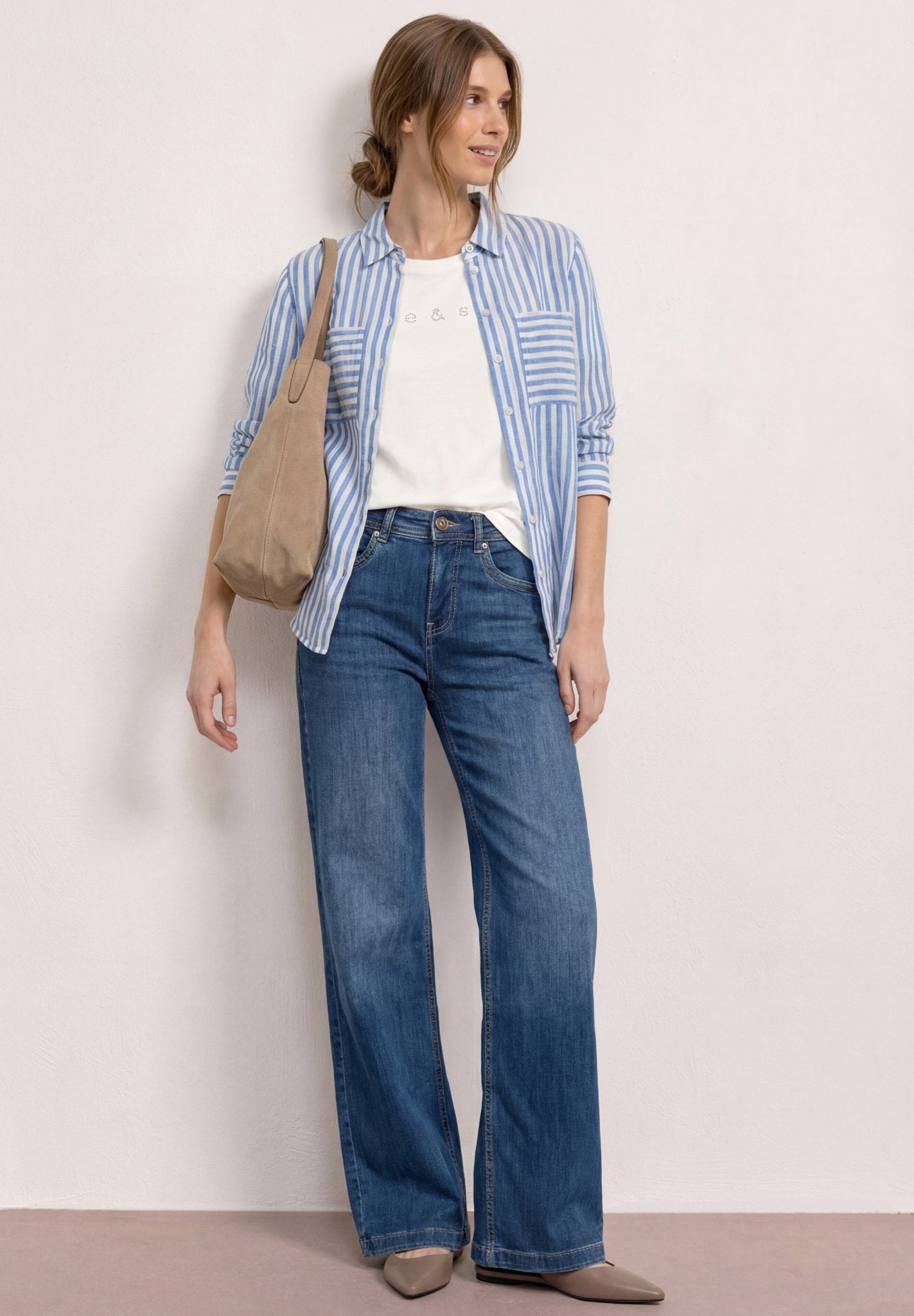 Street One Damen T-Shirts  Off White