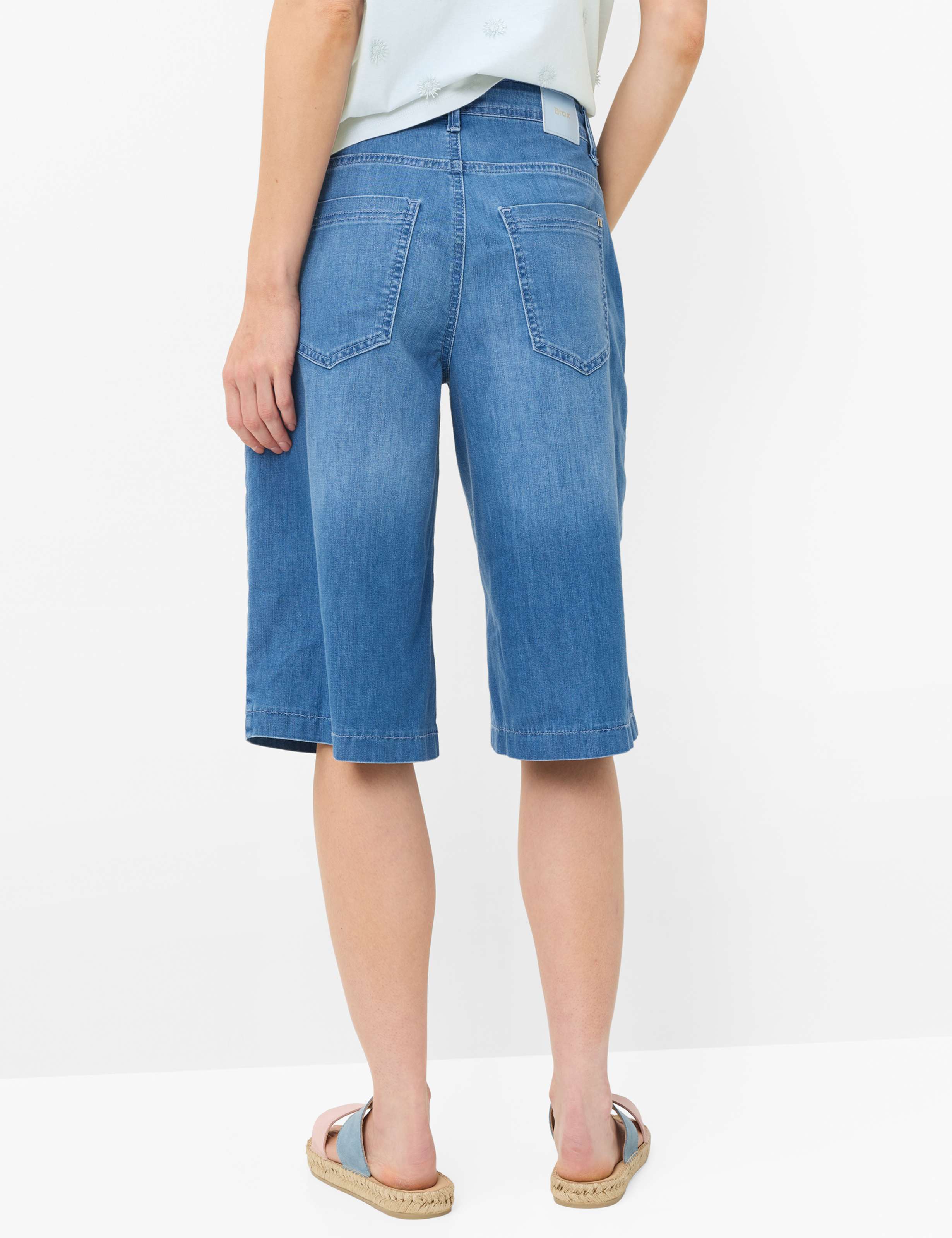 Brax Damen Jeans Used Light Medi