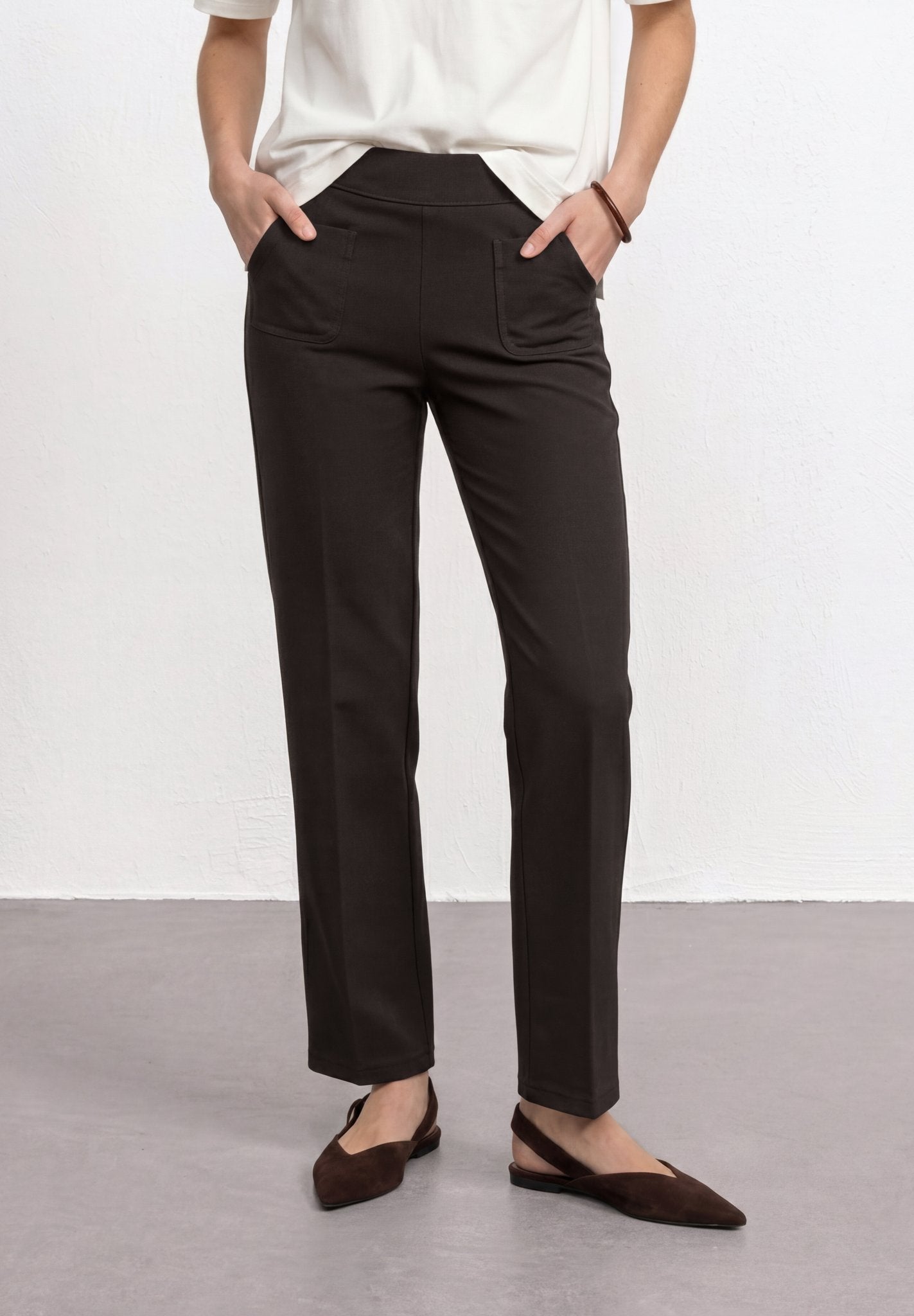 Street One Damen Hosen  Black Cof