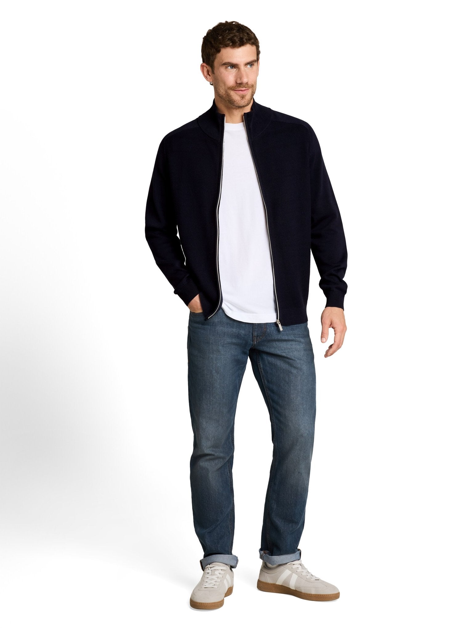 Tom Tailor Herren Pullover Sky Captain Blu