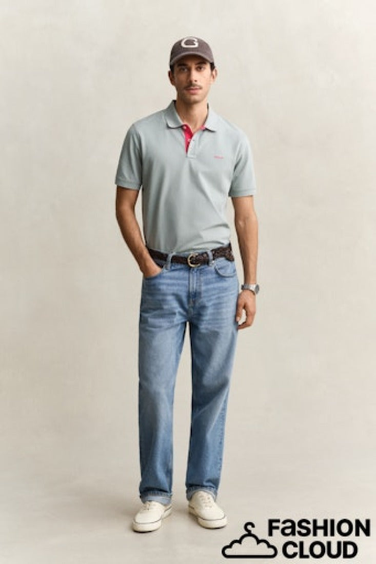 Gant Herren Polo-Shirts Rose Red