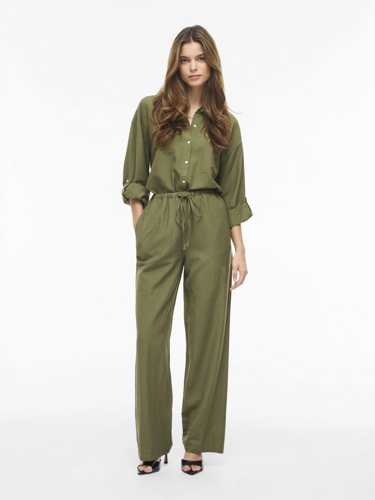 Vila Damen Hosen Olivine