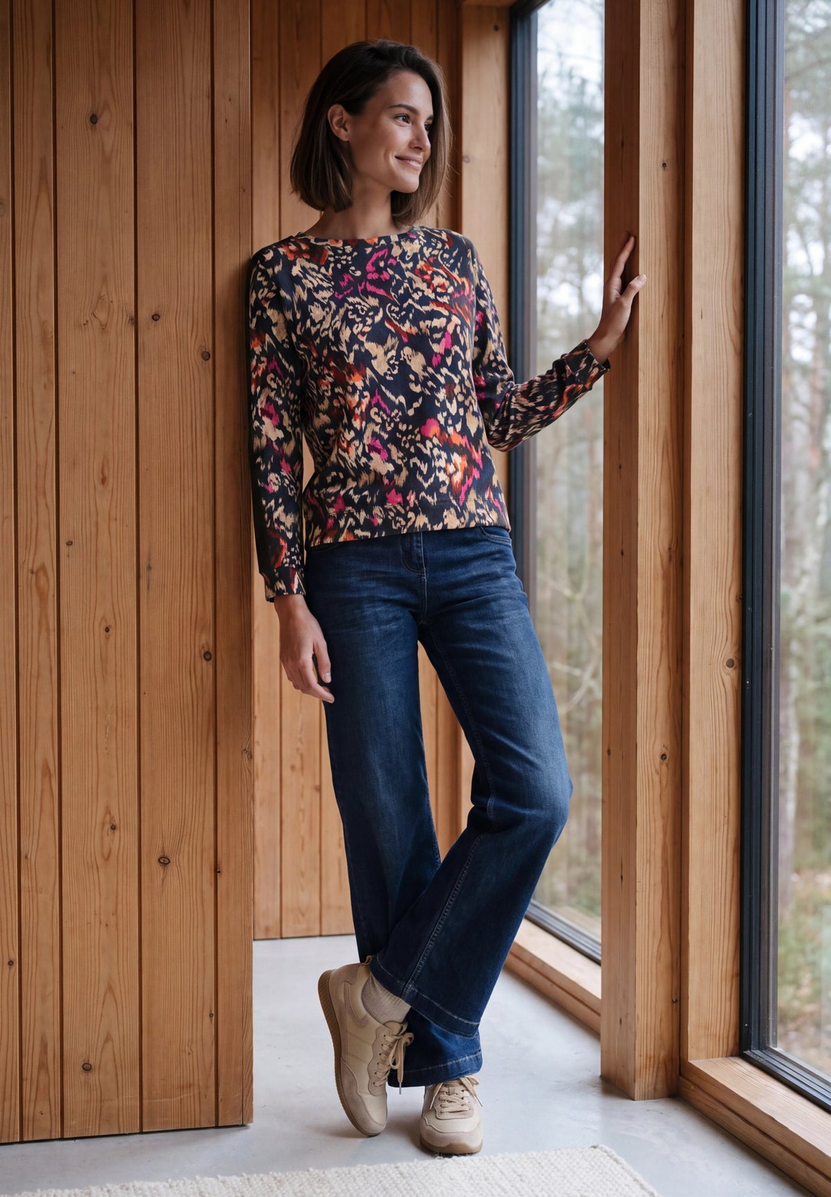 Cecil Damen T-Shirts  Truffle B