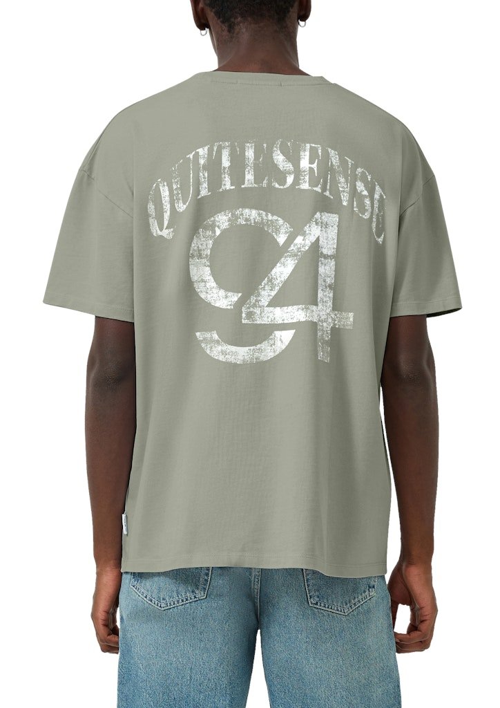 QS by S.Oliver Herren T-Shirts kurz Blue Green