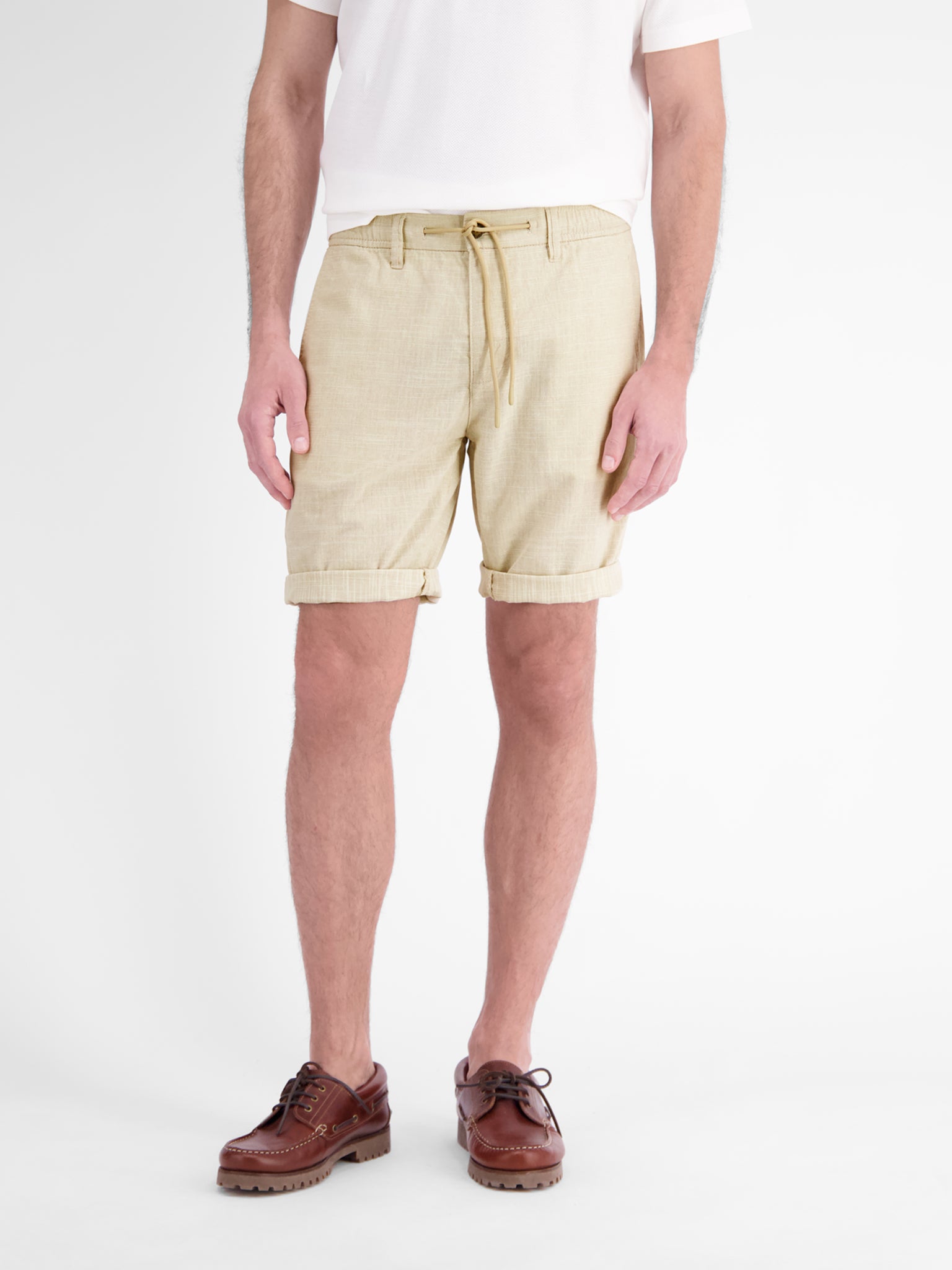 Lerros Herren Shorts Bone White