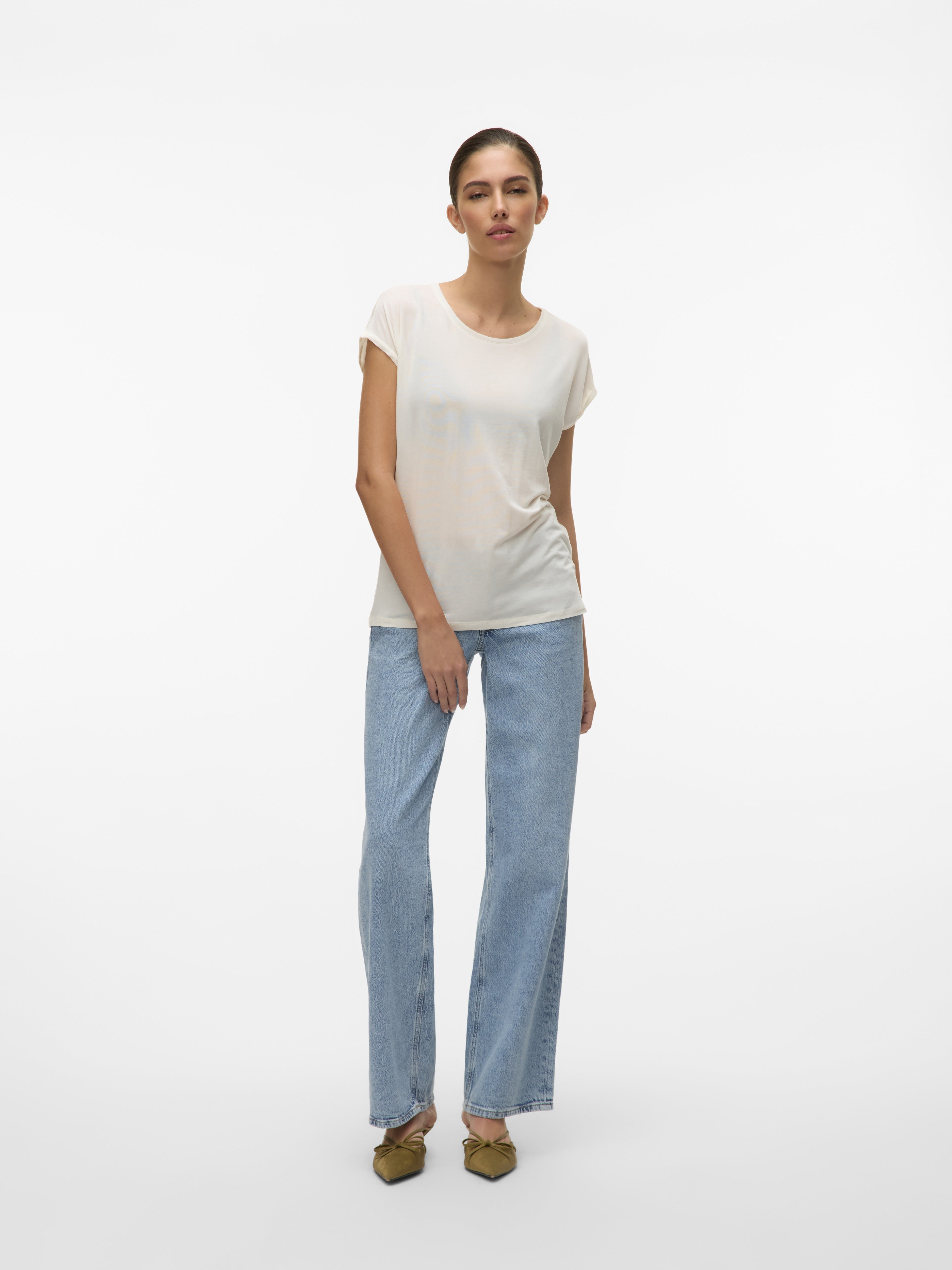Vero Moda Damen T-Shirts Snow White