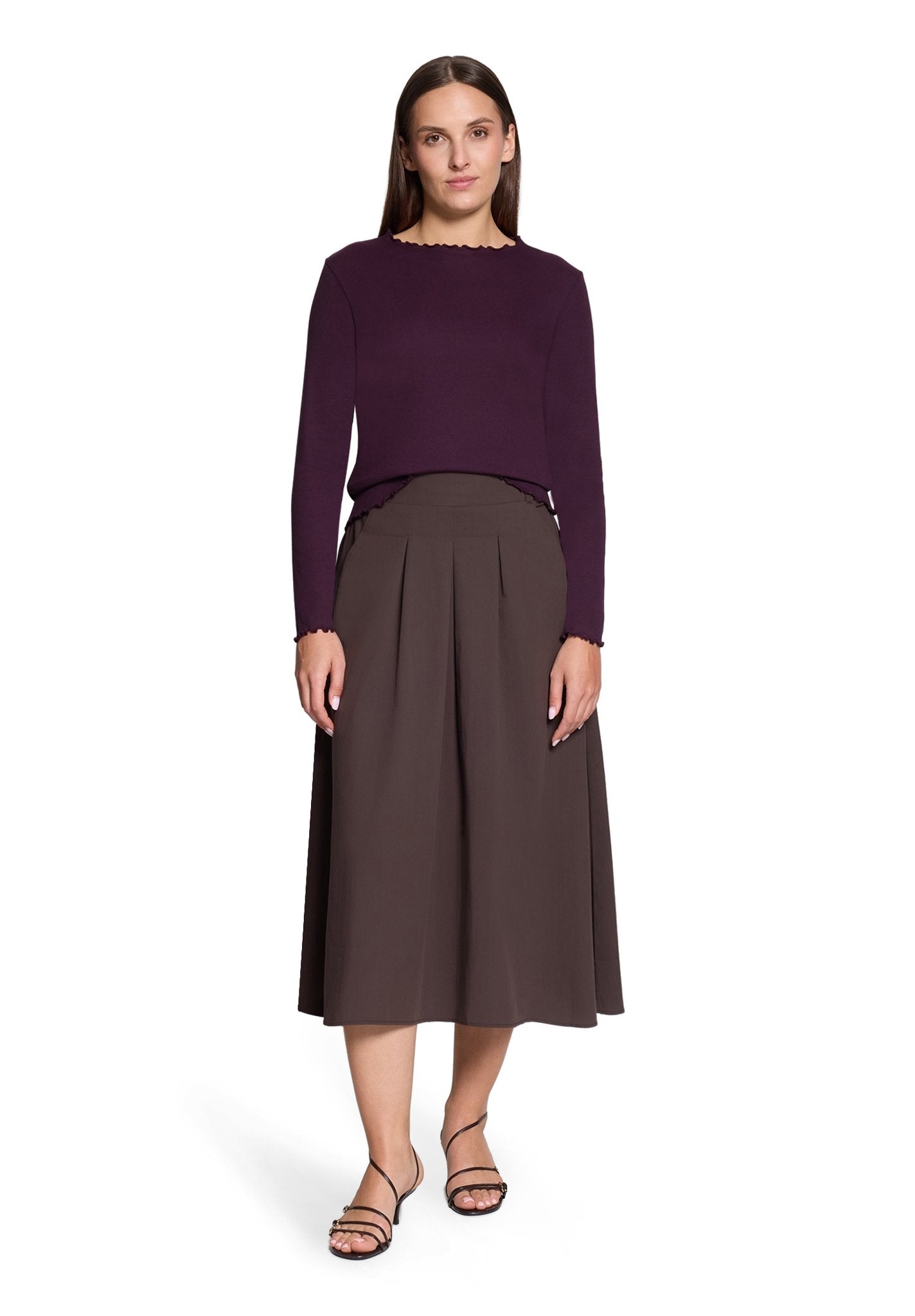 Cartoon Damen T-Shirts Dark Dahlia