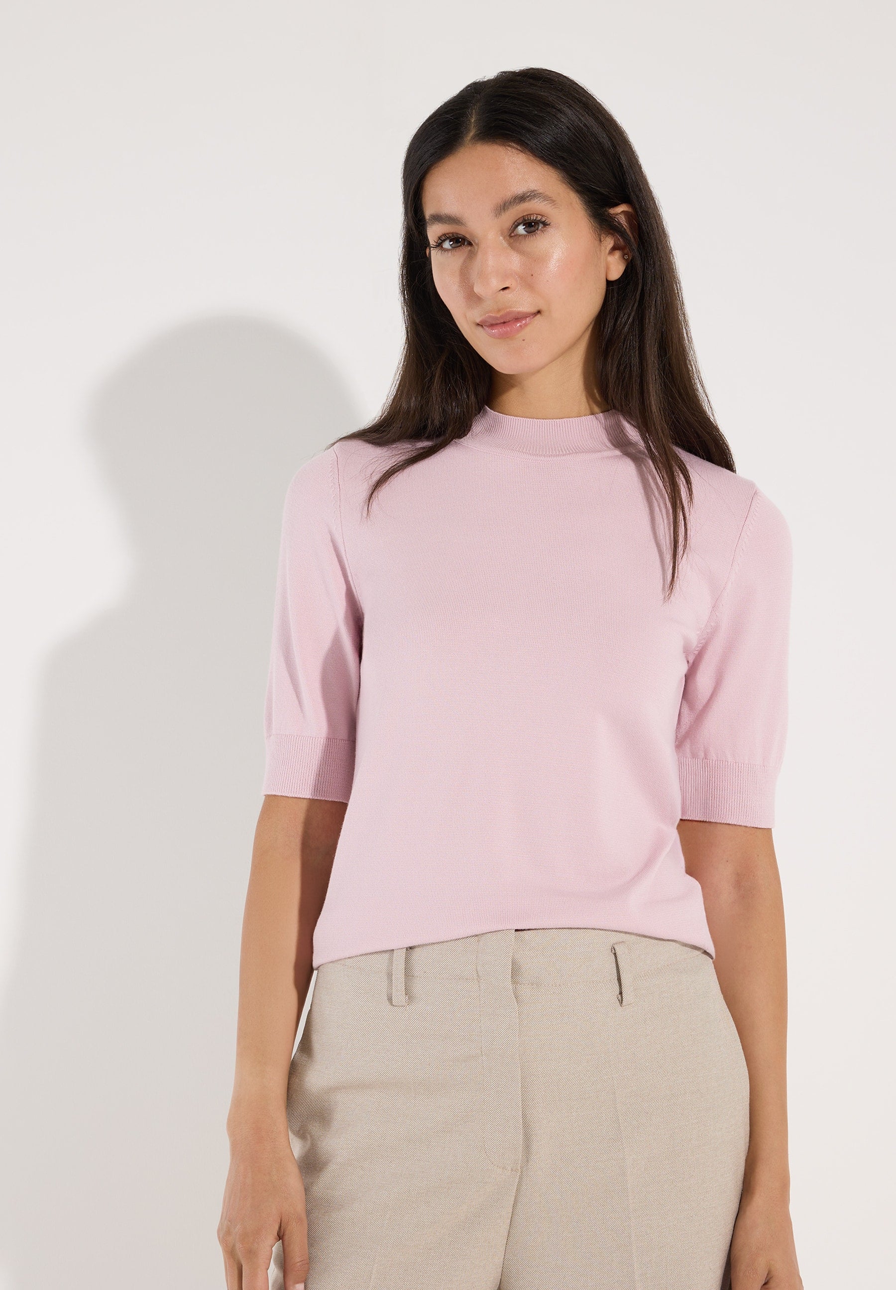 More & More Damen Pullover Milky Rose