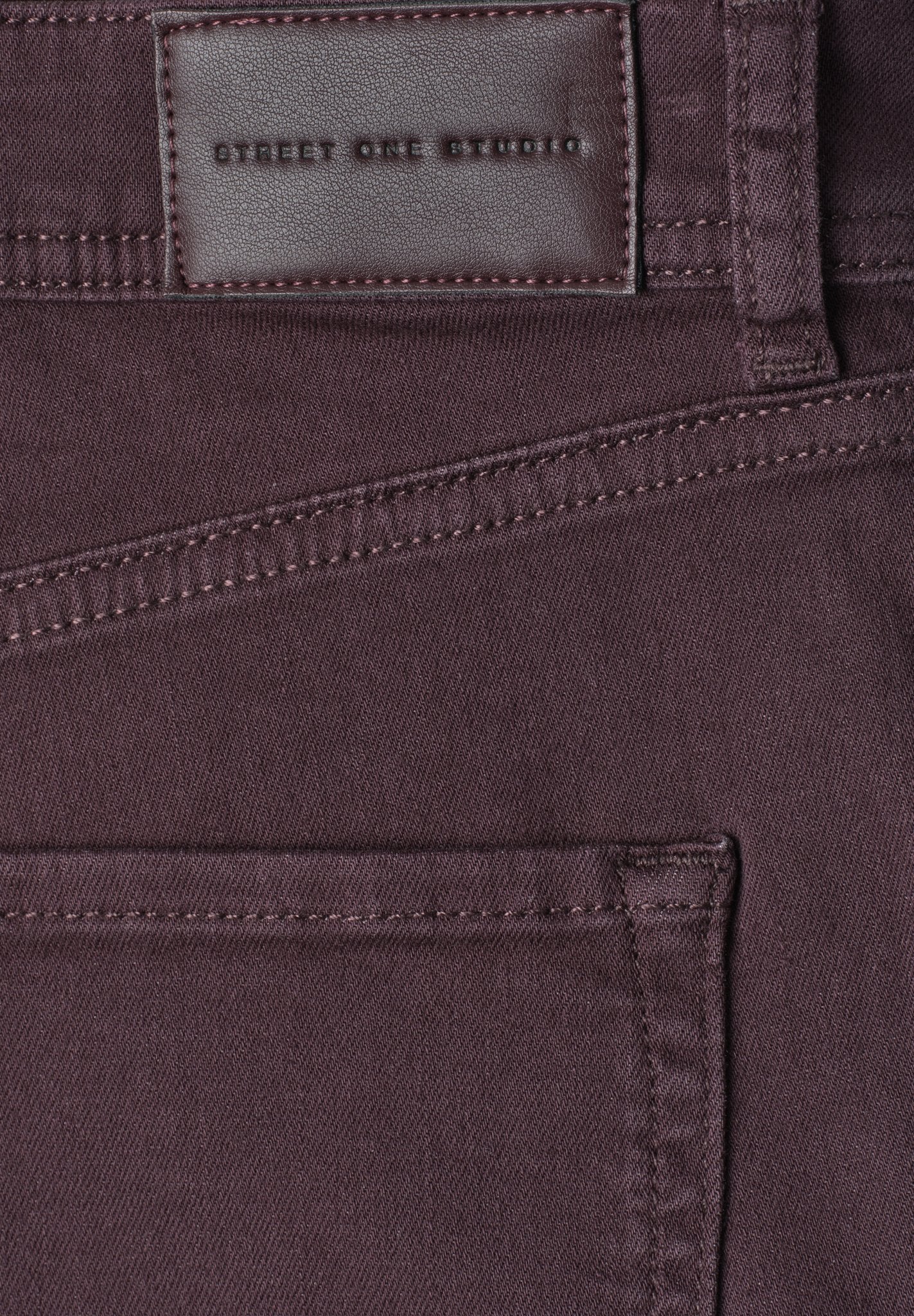 Street One Studio Damen Hosen  Burgundi
