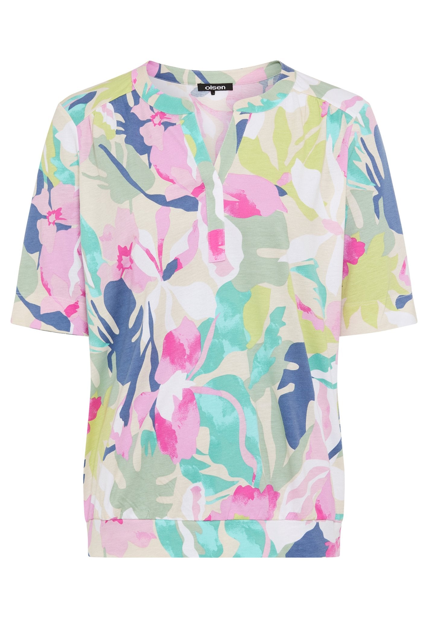 Olsen Damen T-Shirts  Pool Blue