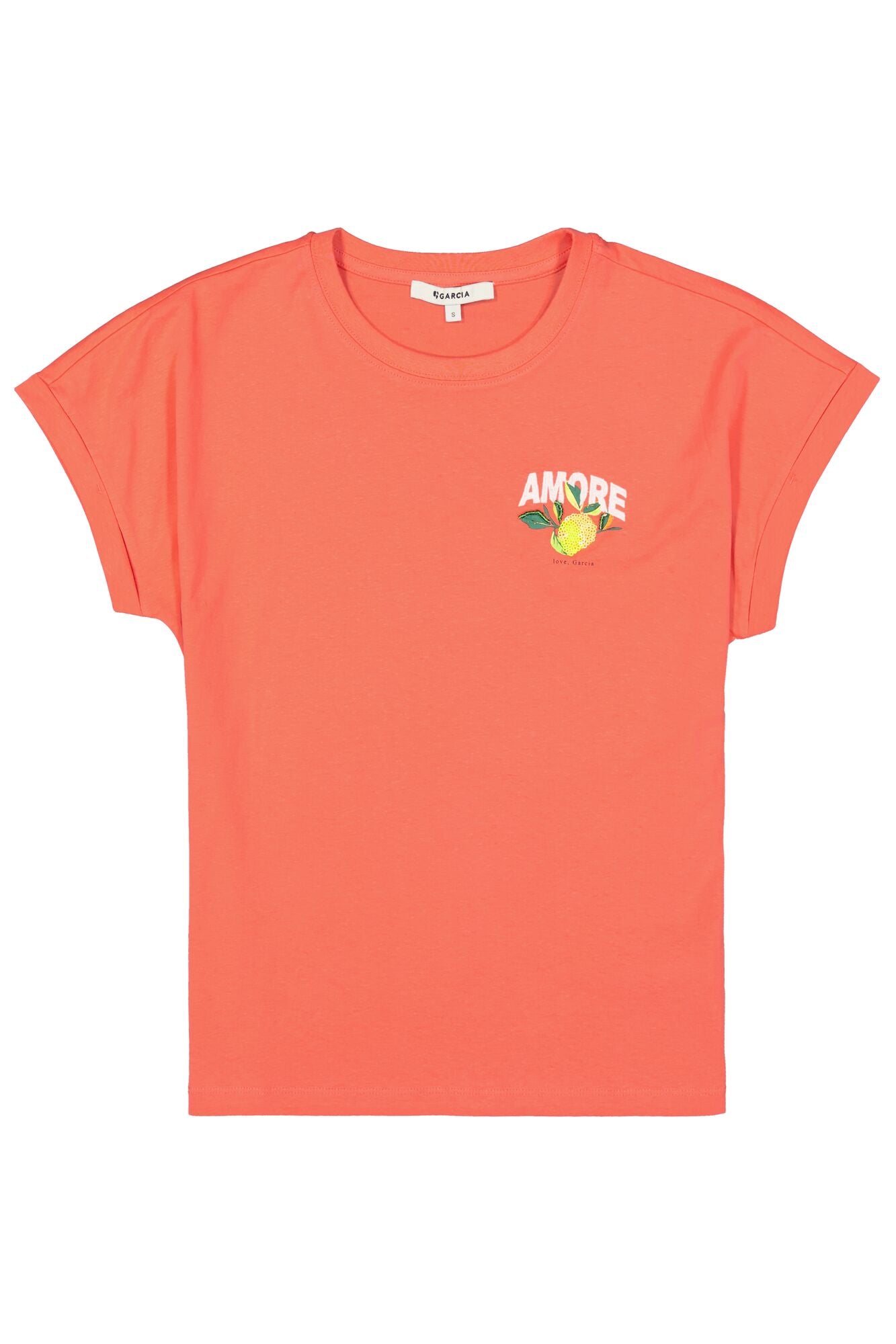 Garcia Damen T-Shirts Coral Crush