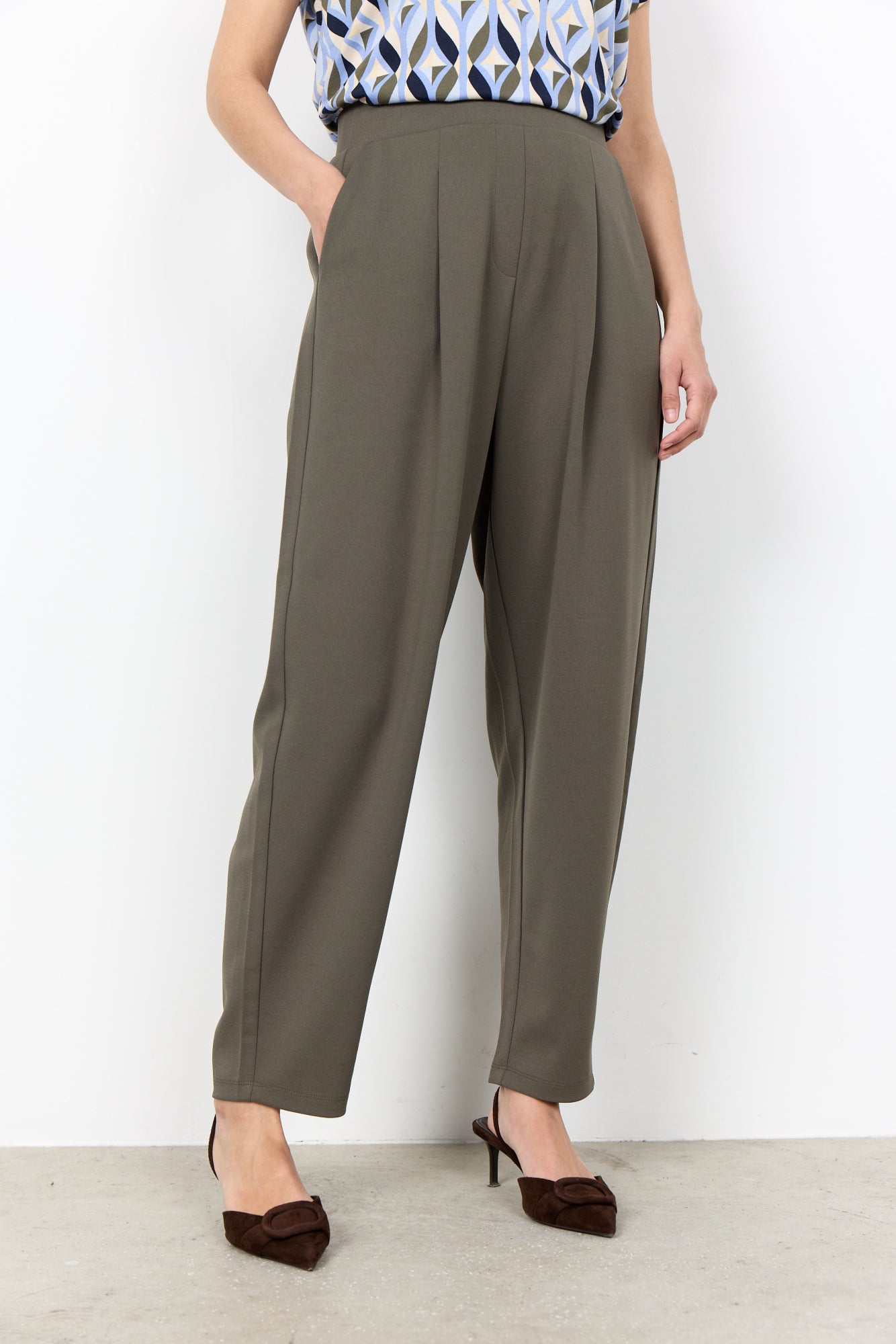 Soya Concept Damen Hosen Grape Leaf