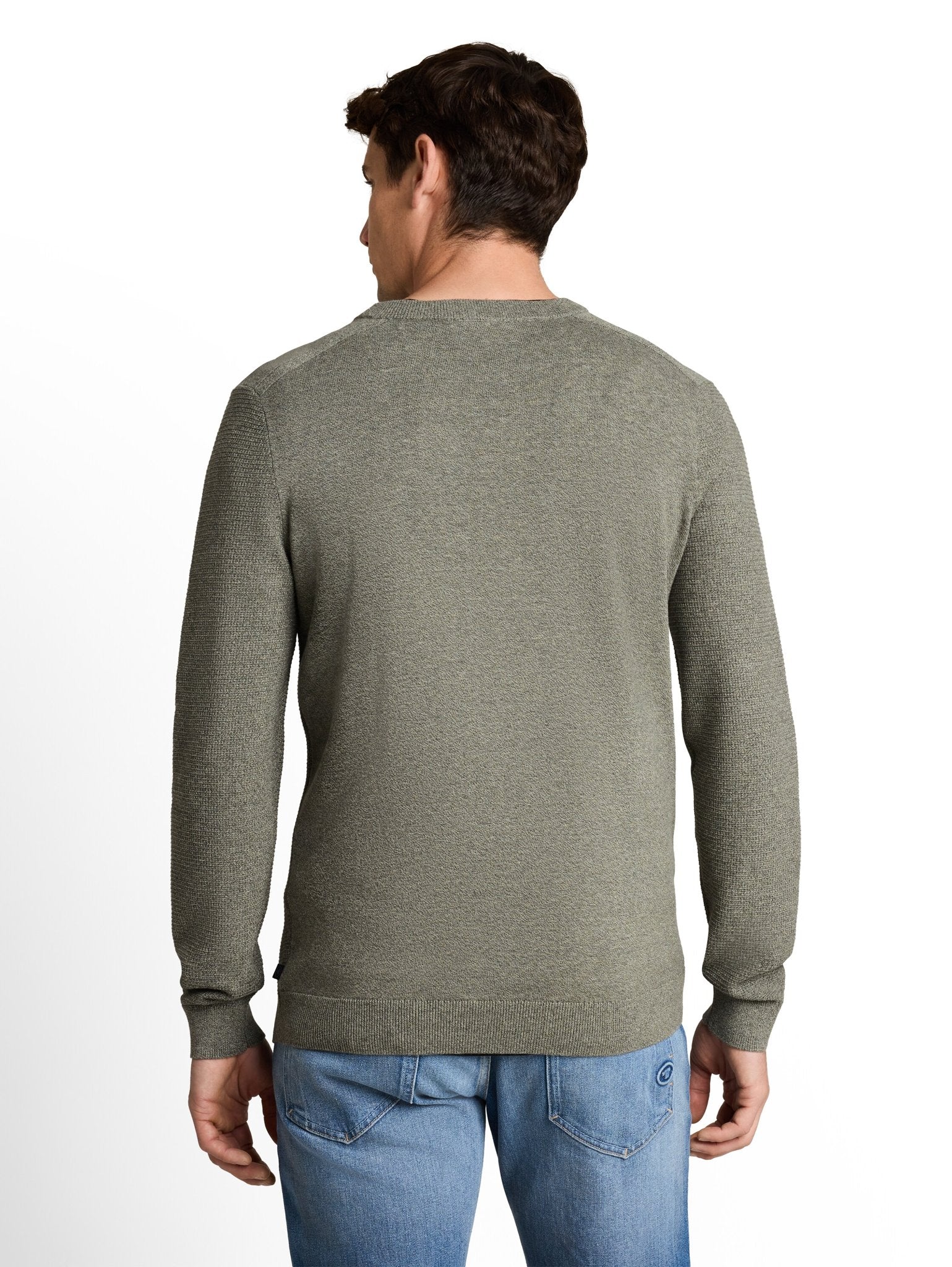 Tom Tailor Herren Pullover Mouline Mint Gr