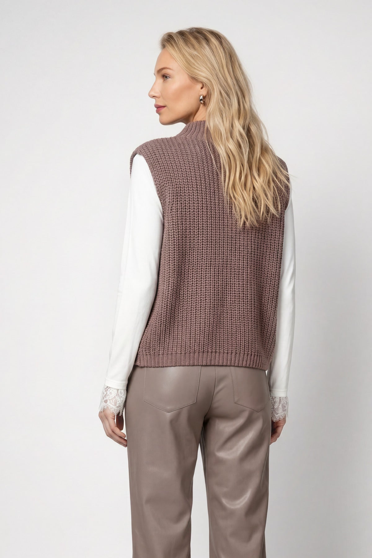 Monari Damen Pullover Taupe