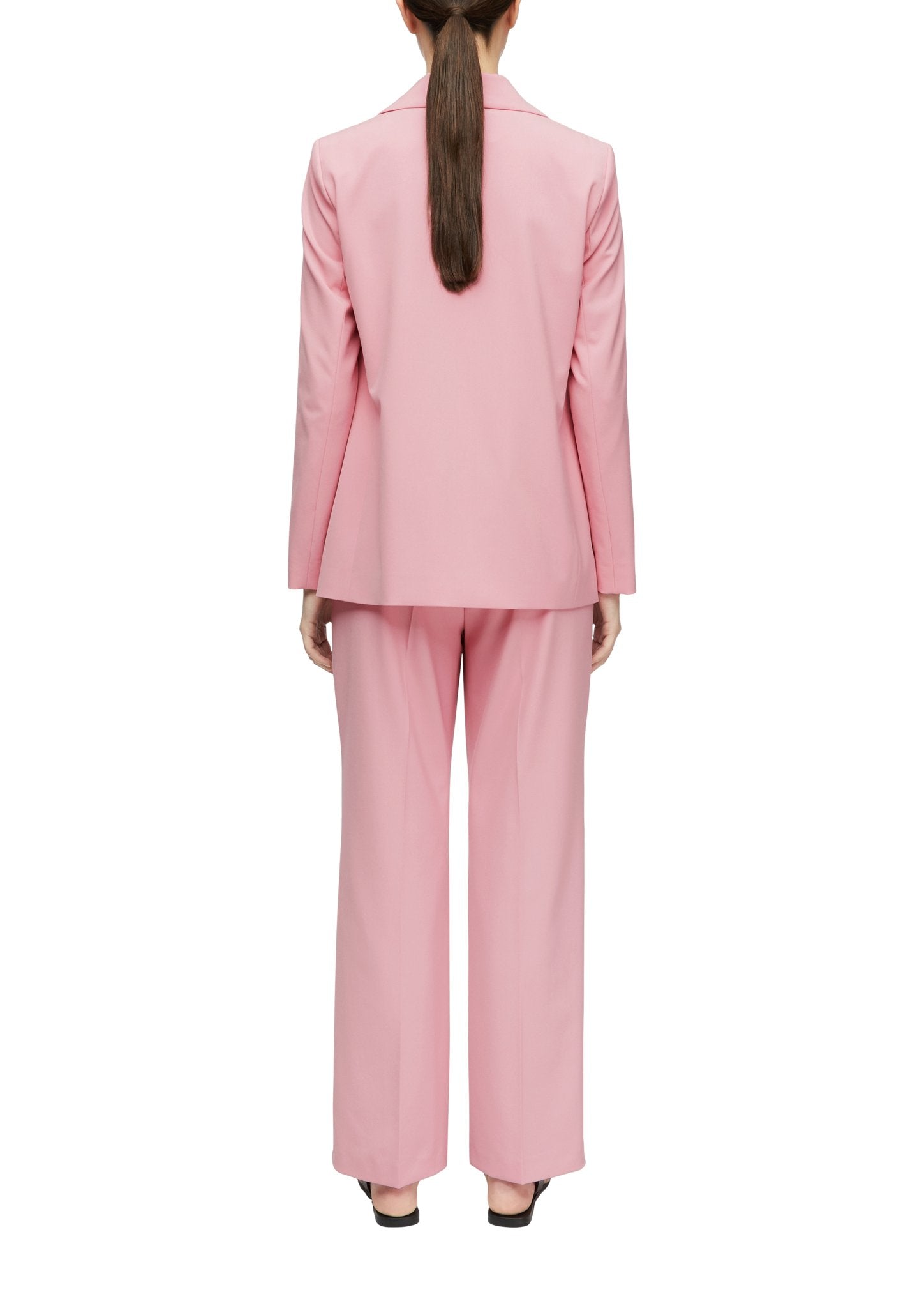 Comma Damen Hosen Lilac/Pink