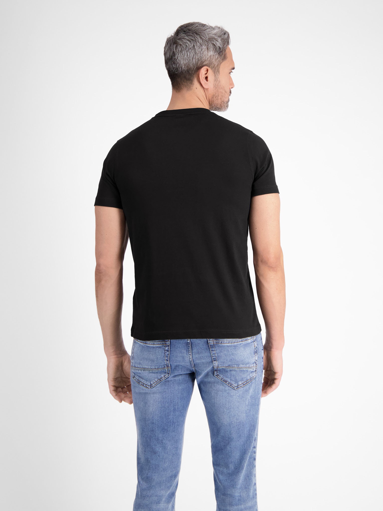 Lerros Herren T-Shirts kurz Black