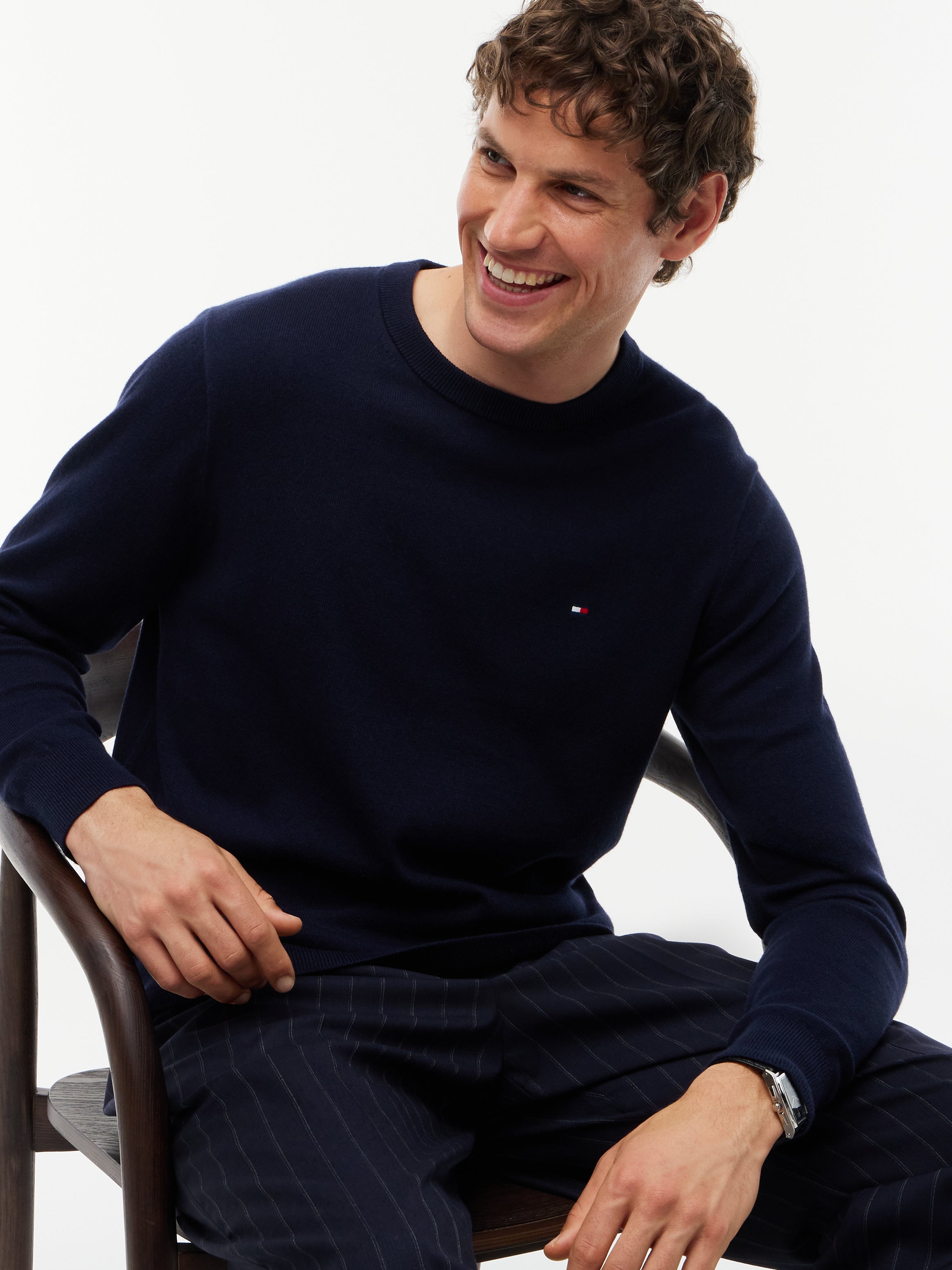Tommy Hilfiger Herren Sweatshirts Dw Blue