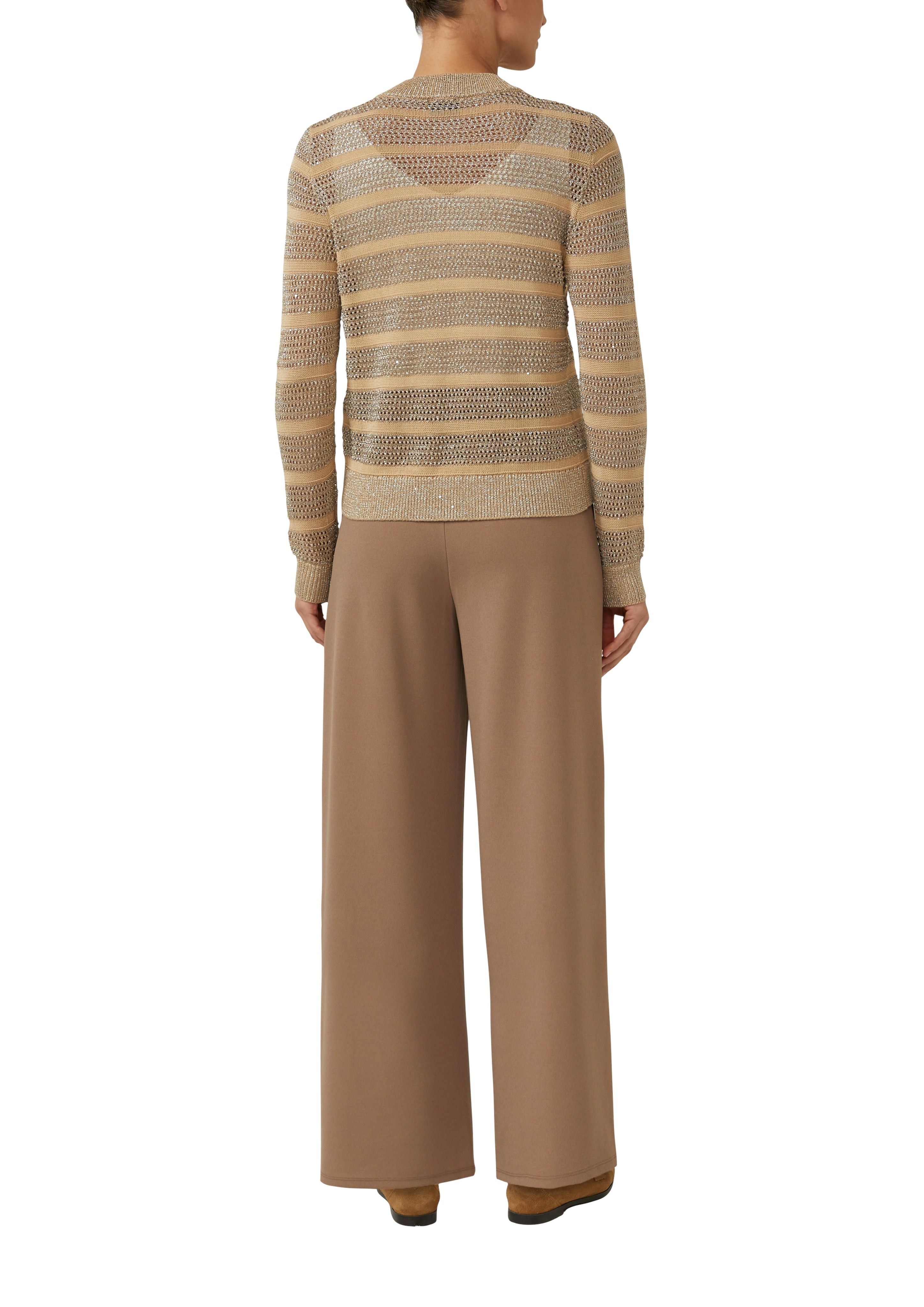 S. Oliver black Damen Strickjacken Brown