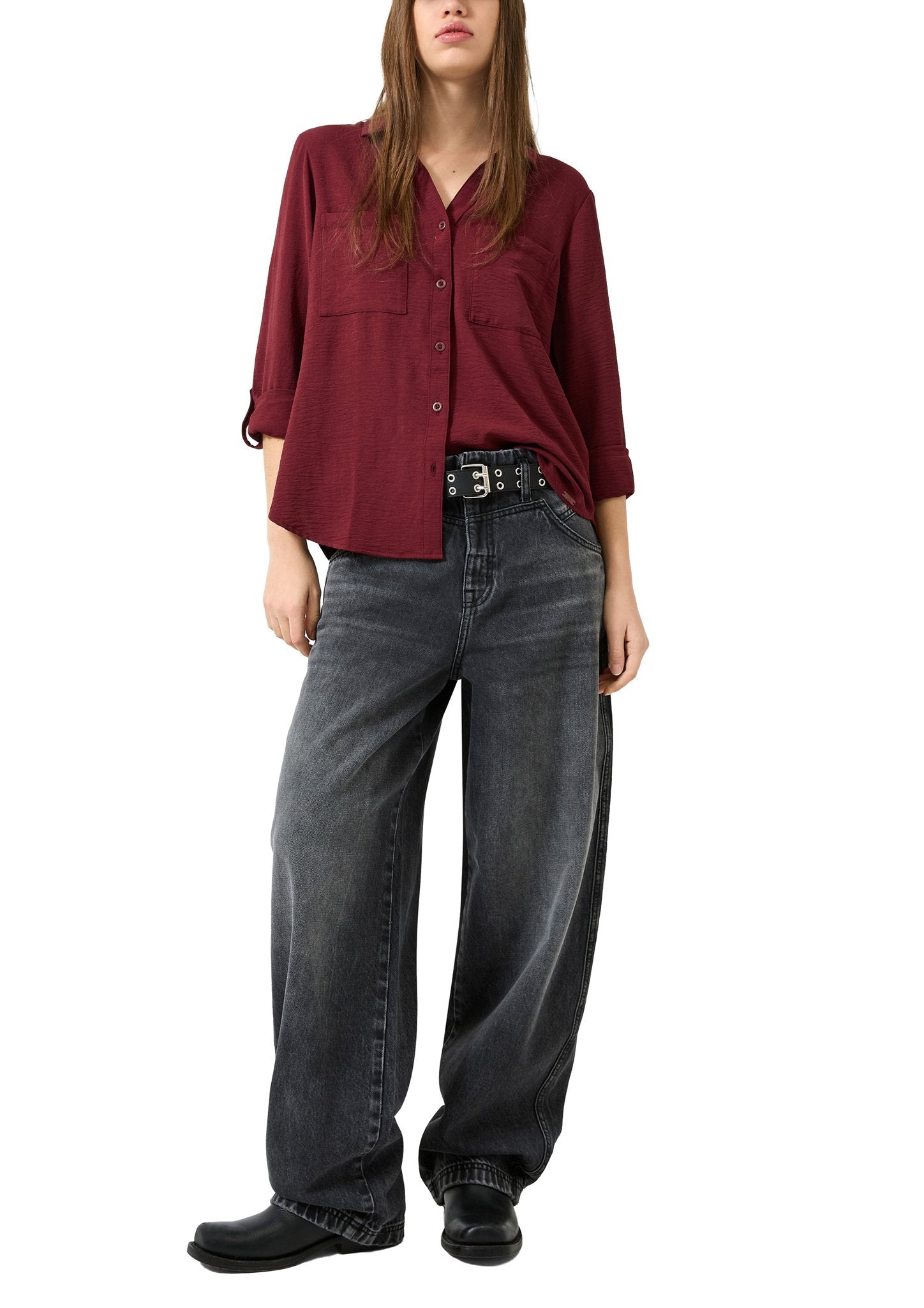 QS by S.Oliver Damen Blusen  Red