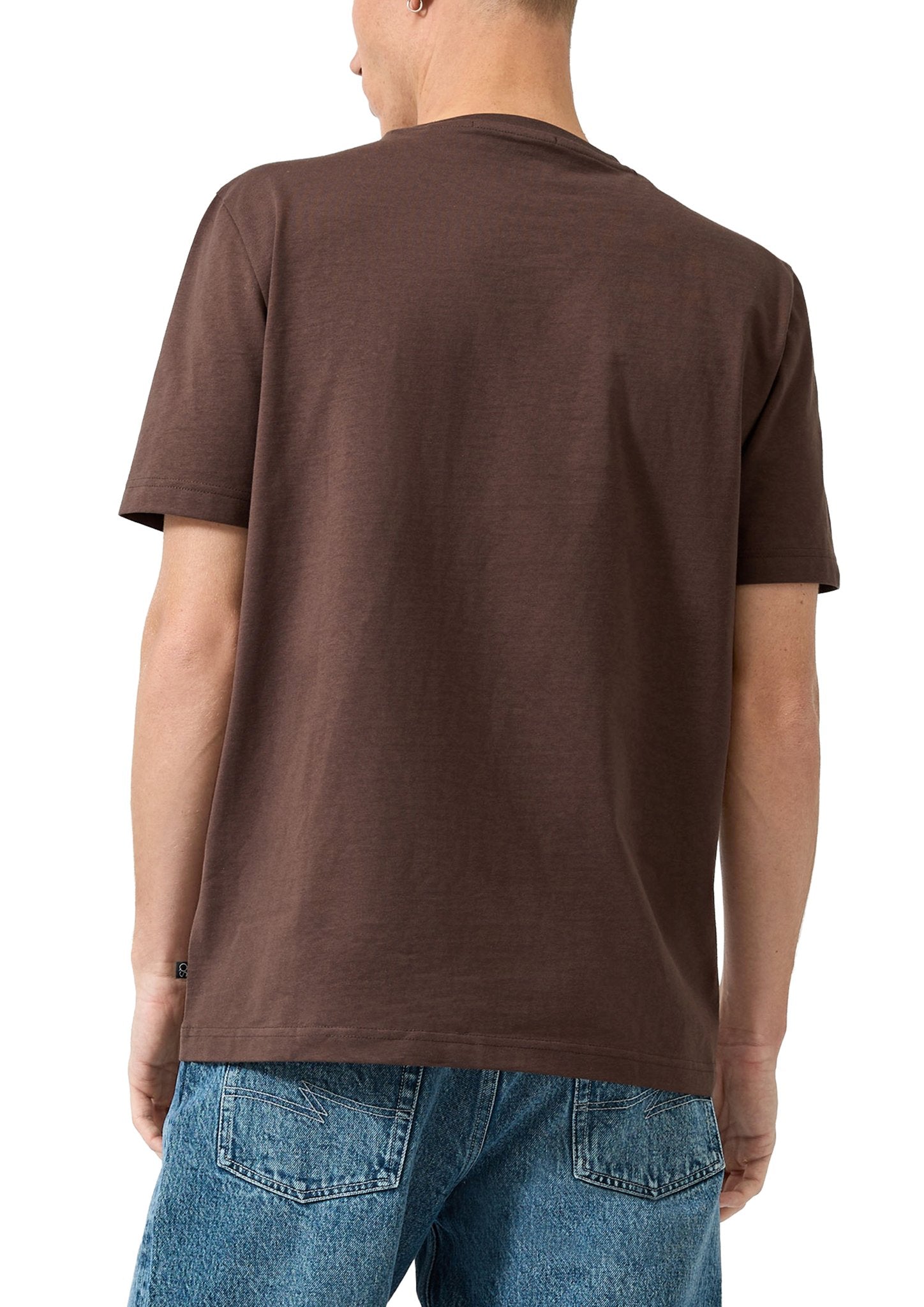 QS by S.Oliver Herren T-Shirts kurz  Brown
