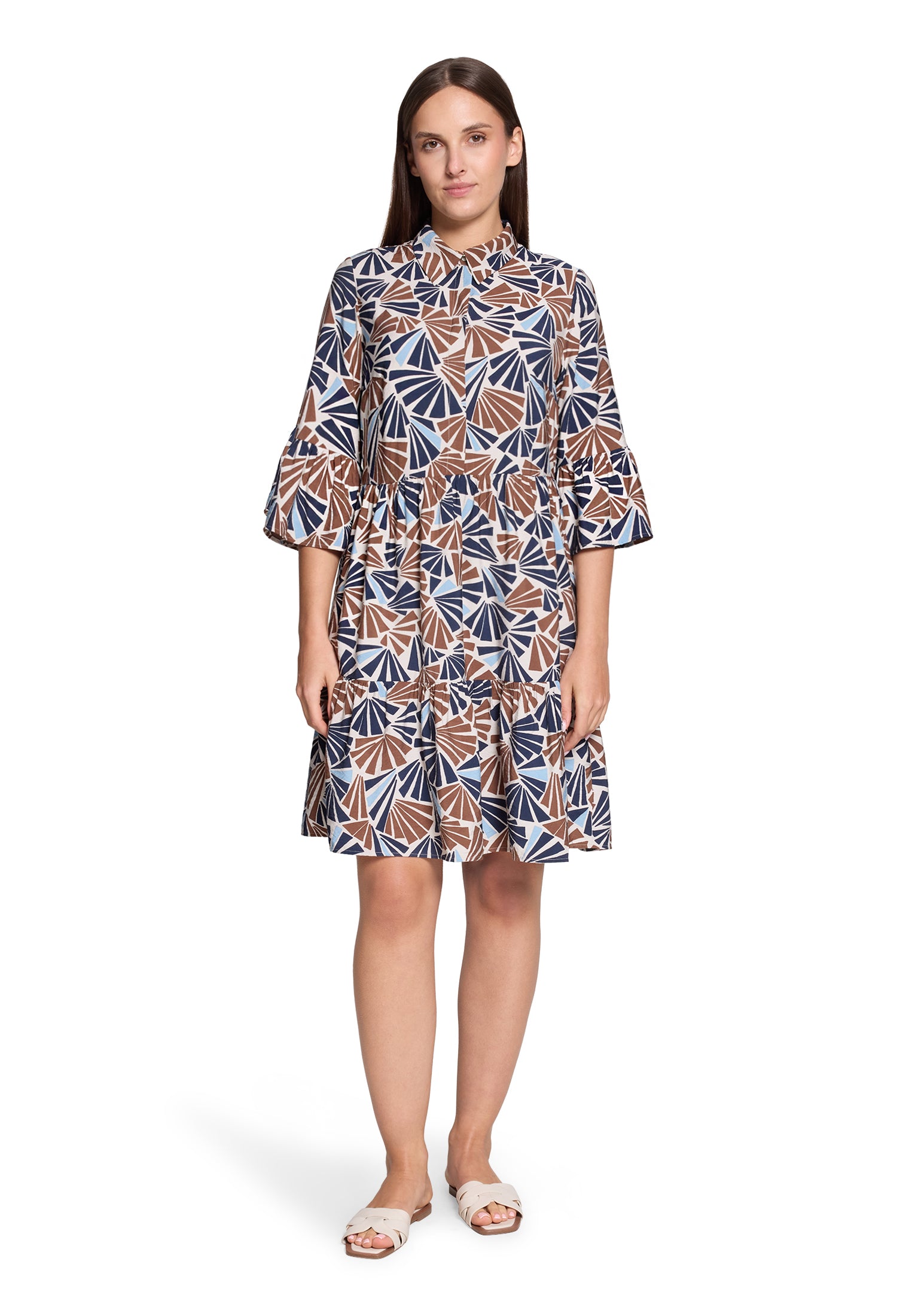Betty & Co Damen Kleider Nature/Brown