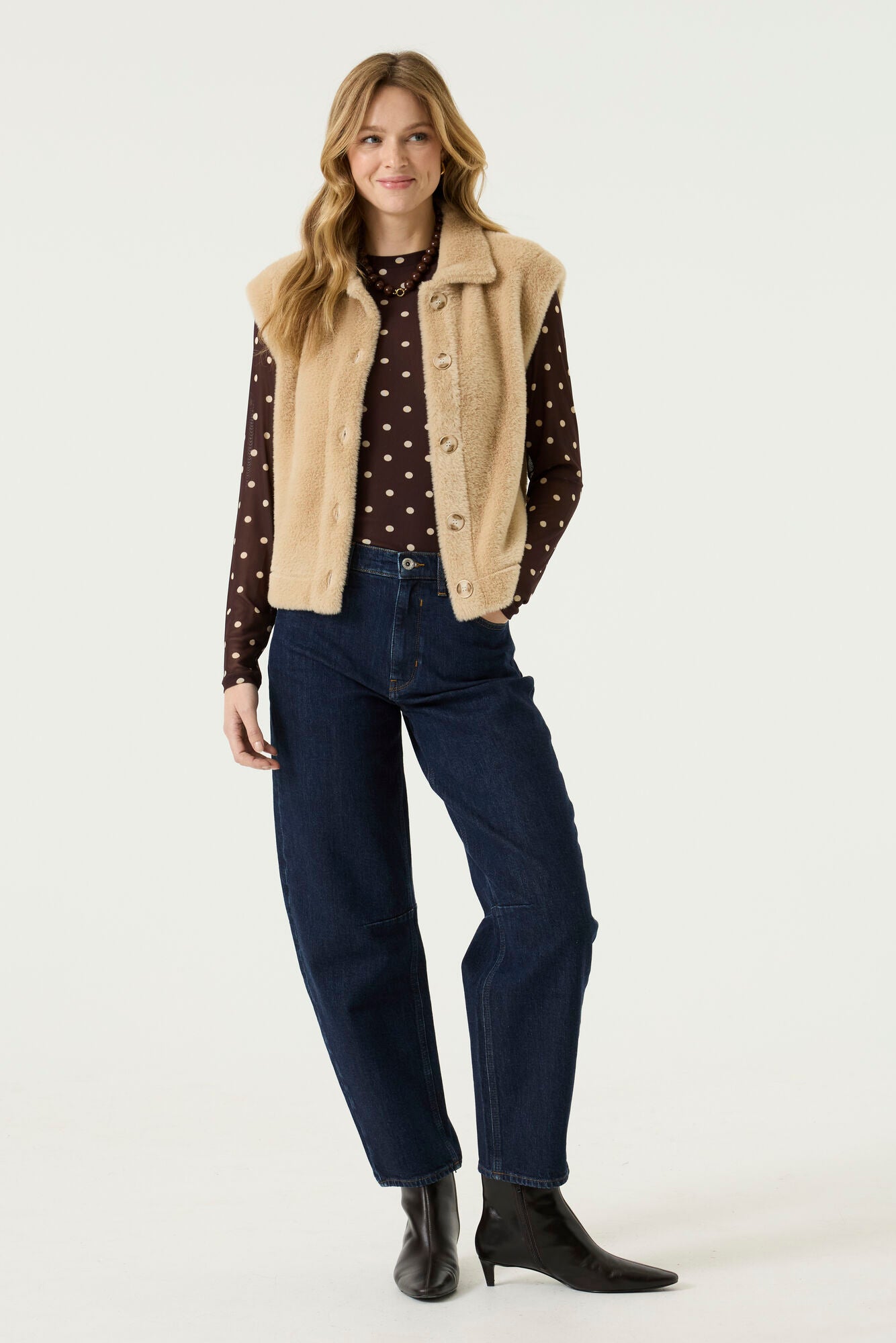 Garcia Damen Blazer Winter Camel