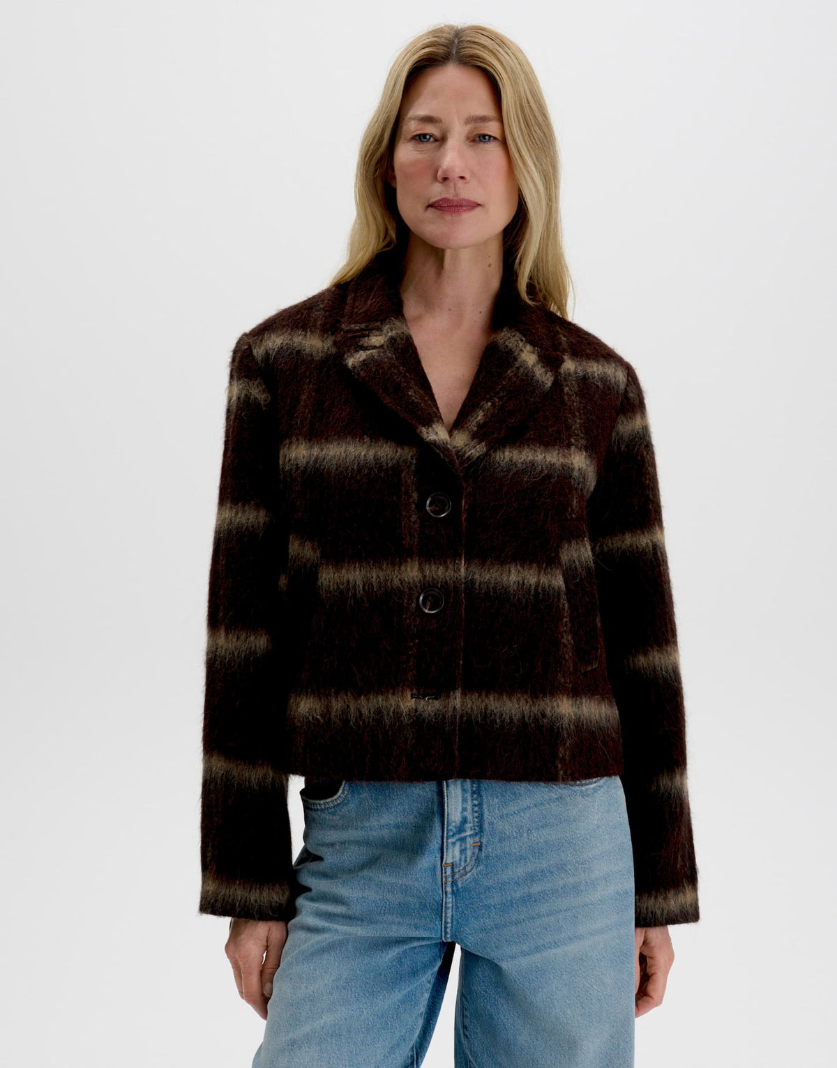 Someday Damen Blazer Mahogany