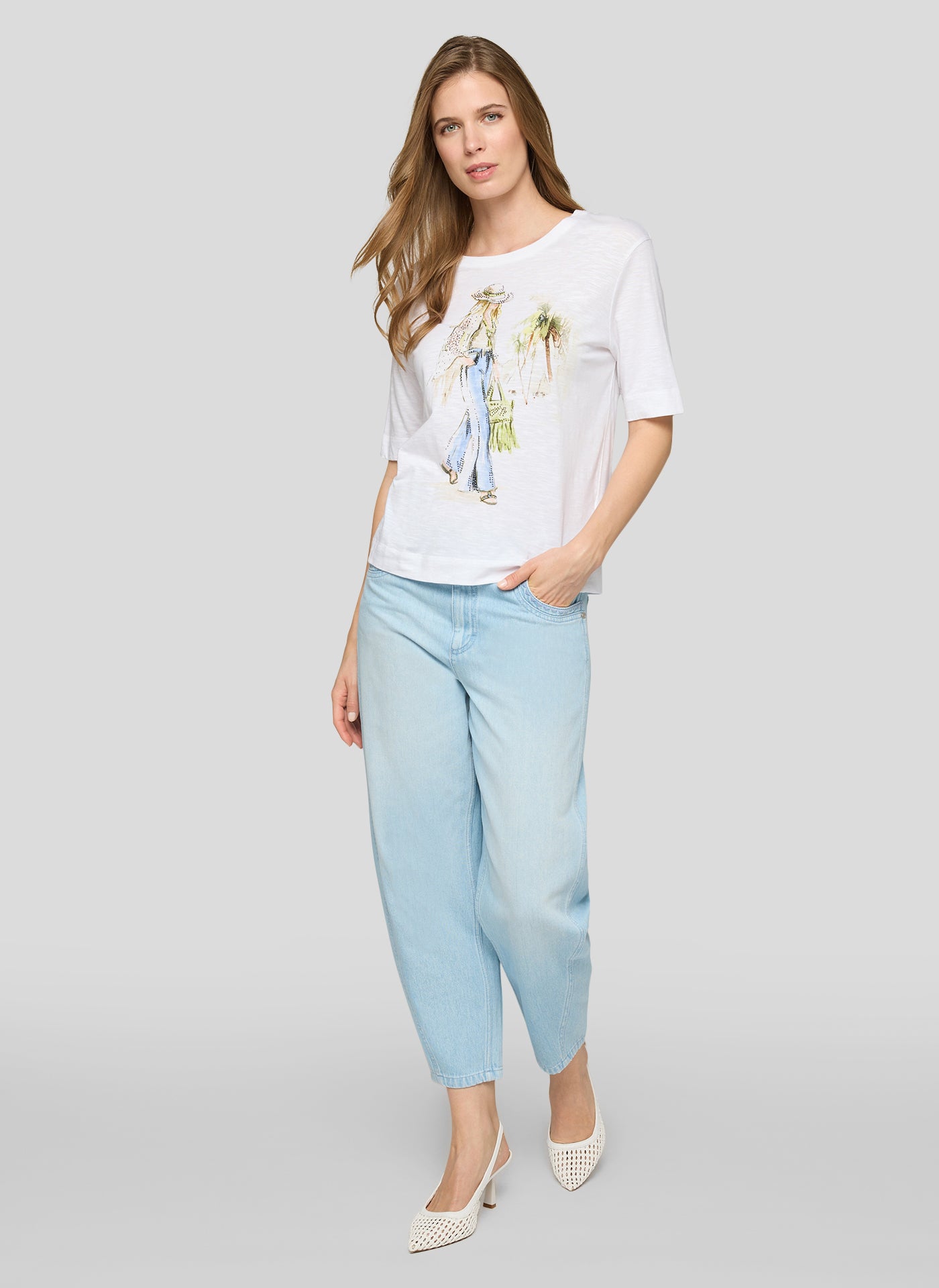 Rabe Damen T-Shirts Weiss