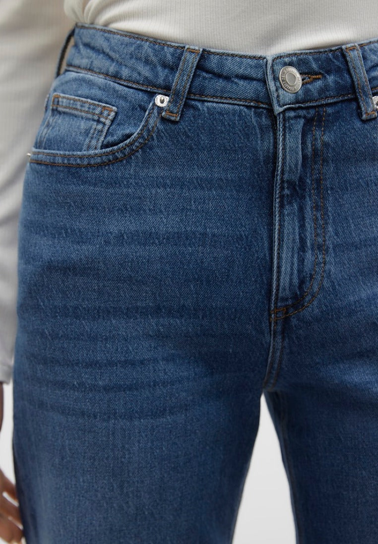 Vero Moda Damen Jeans Medium Blue Den