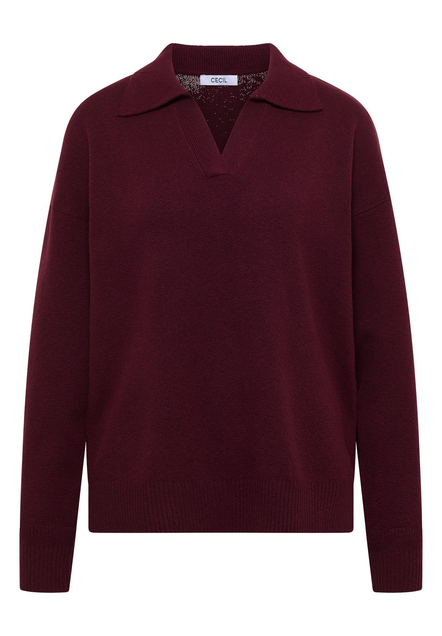 Cecil Damen Pullover Red Wine