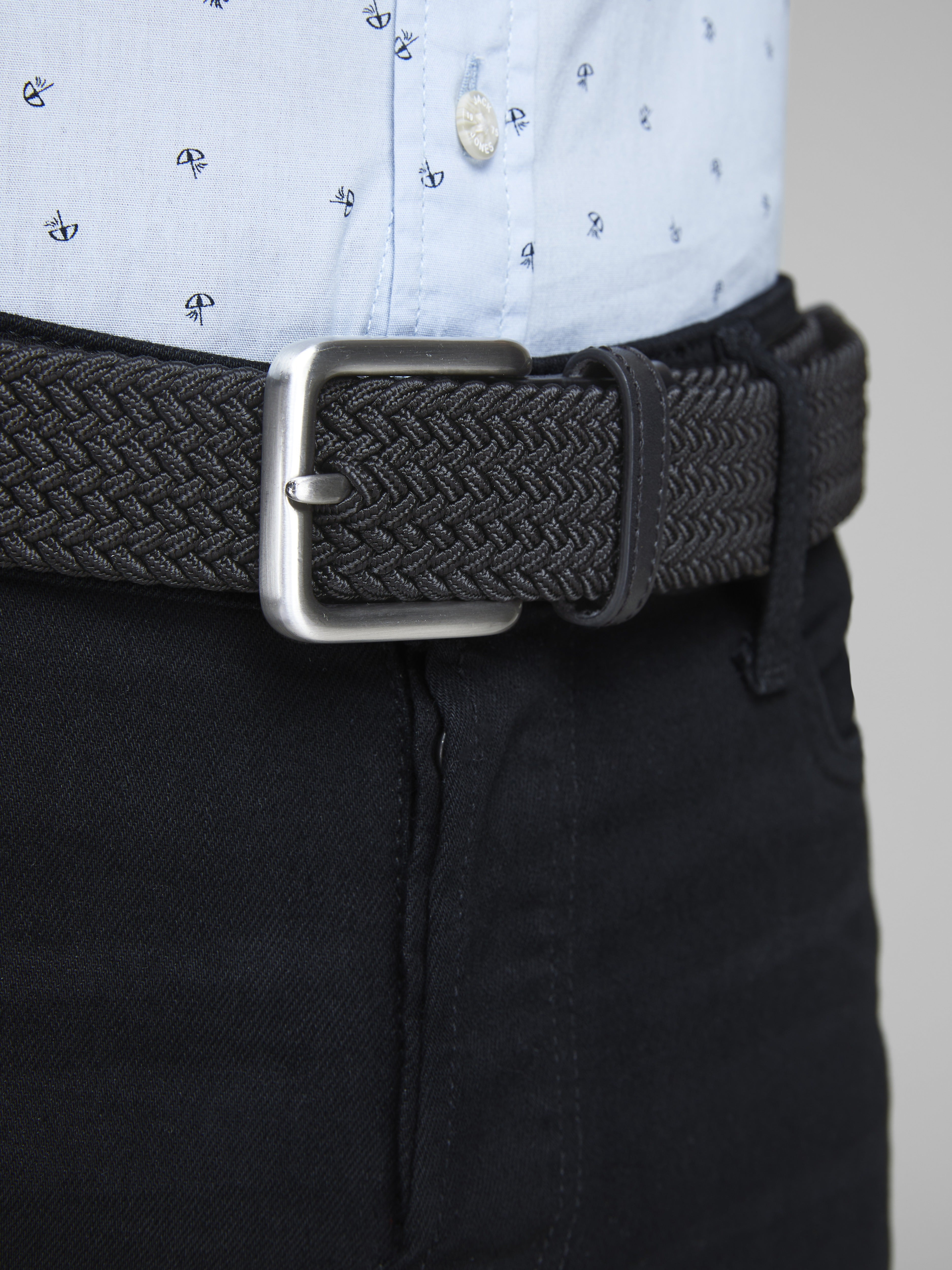 Jack & Jones Herren Gürtel Black