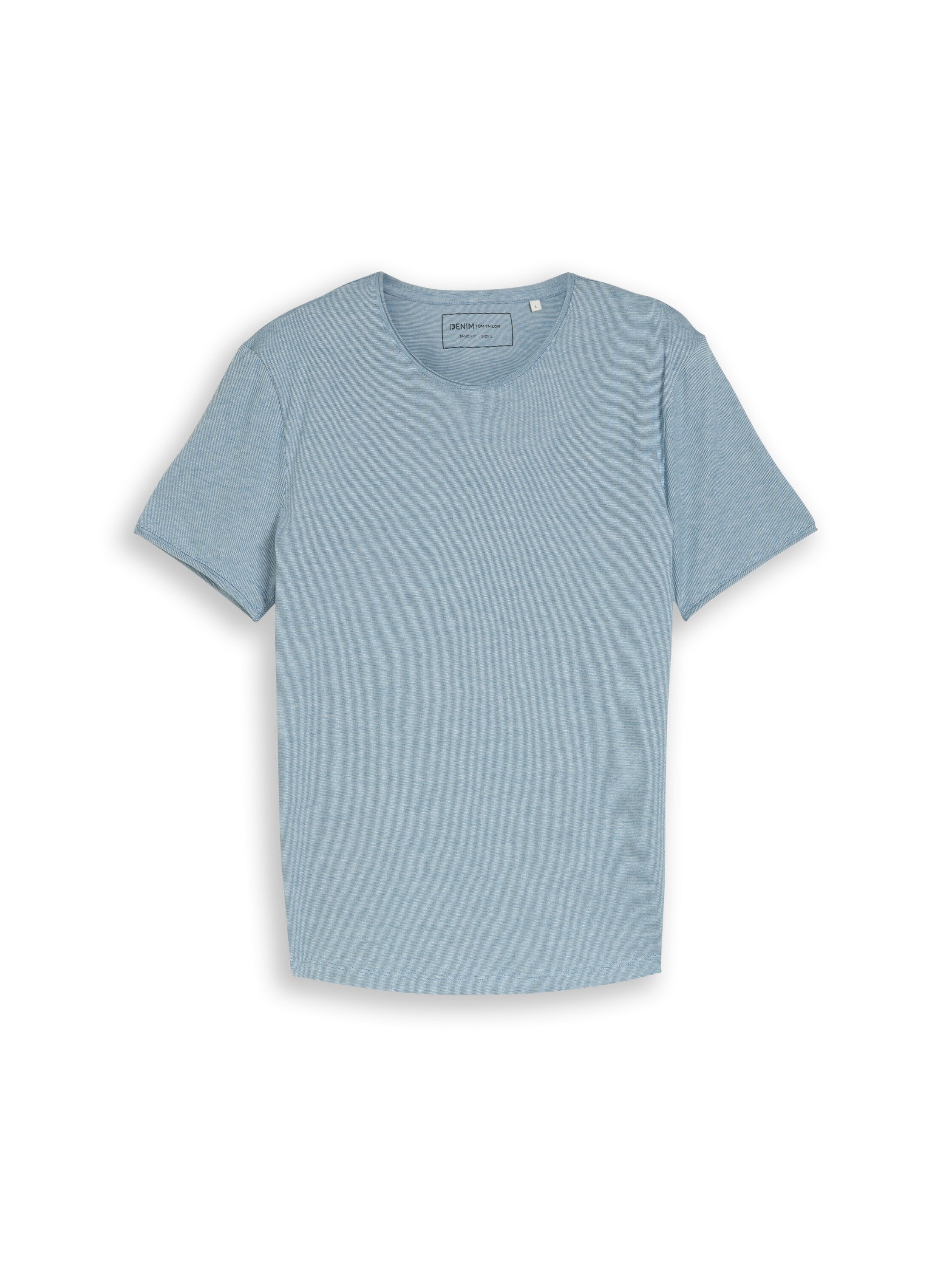 Tom Tailor denim Herren T-Shirts kurz Classic Dust Bl