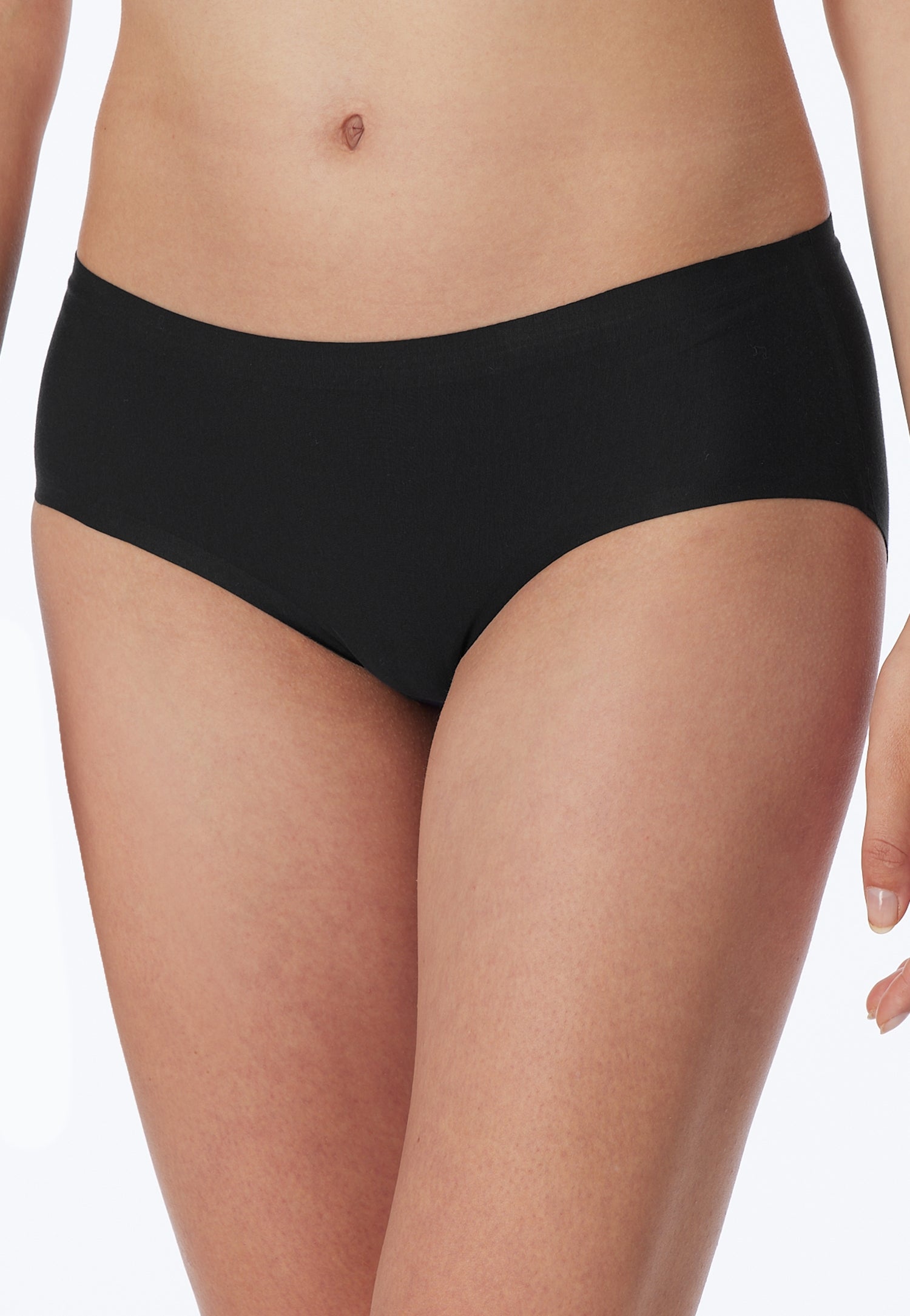 Schiesser Slip Schwarz