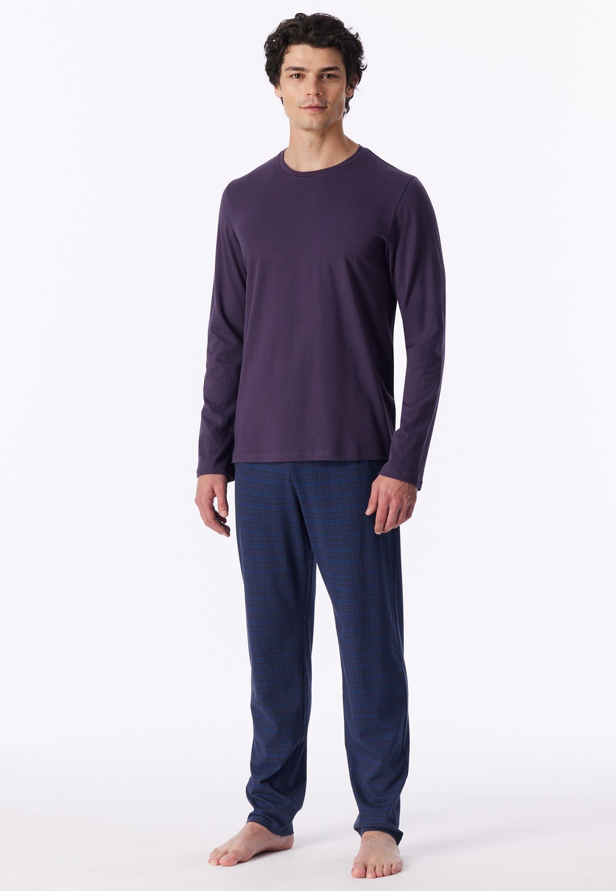 Schiesser Herren Aubergine