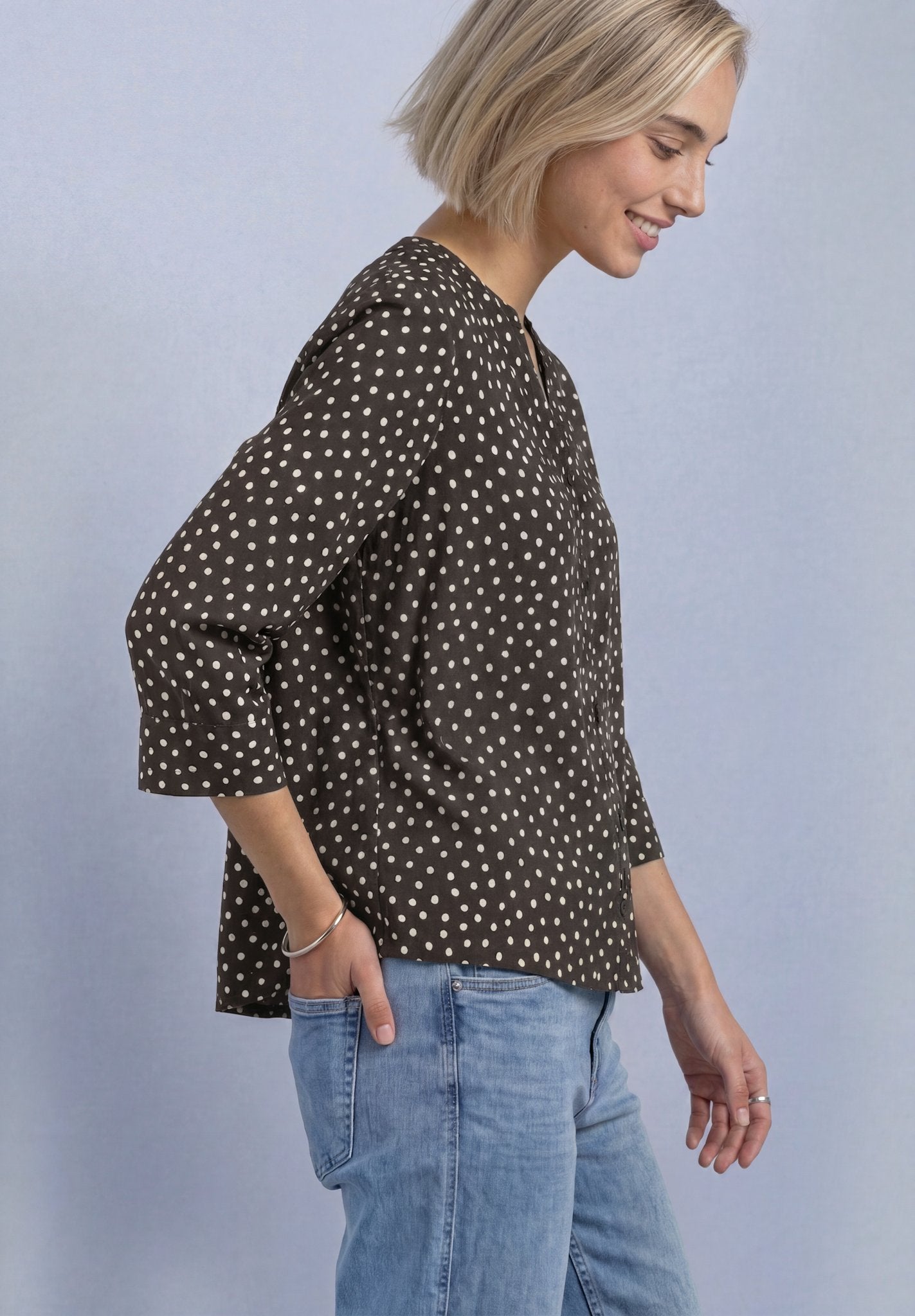 Street One Damen Blusen  Black Cof