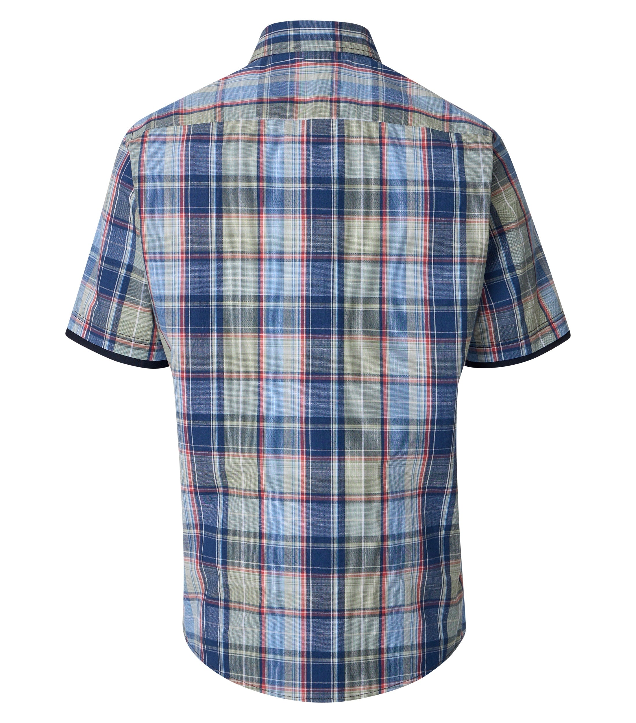 Casa Moda Herren Hemden kurz  Gruen