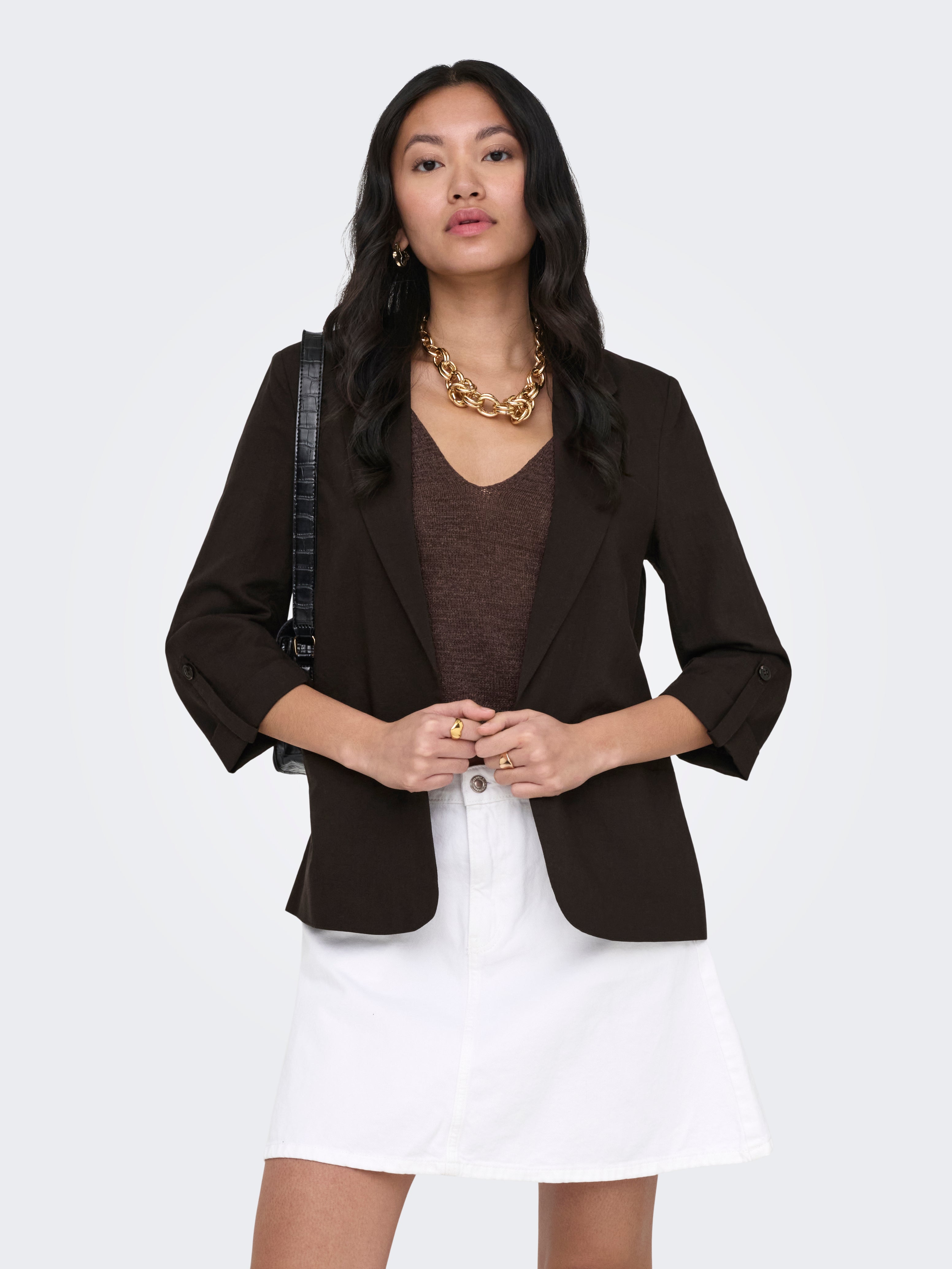 Only Damen Blazer Coffee Bean