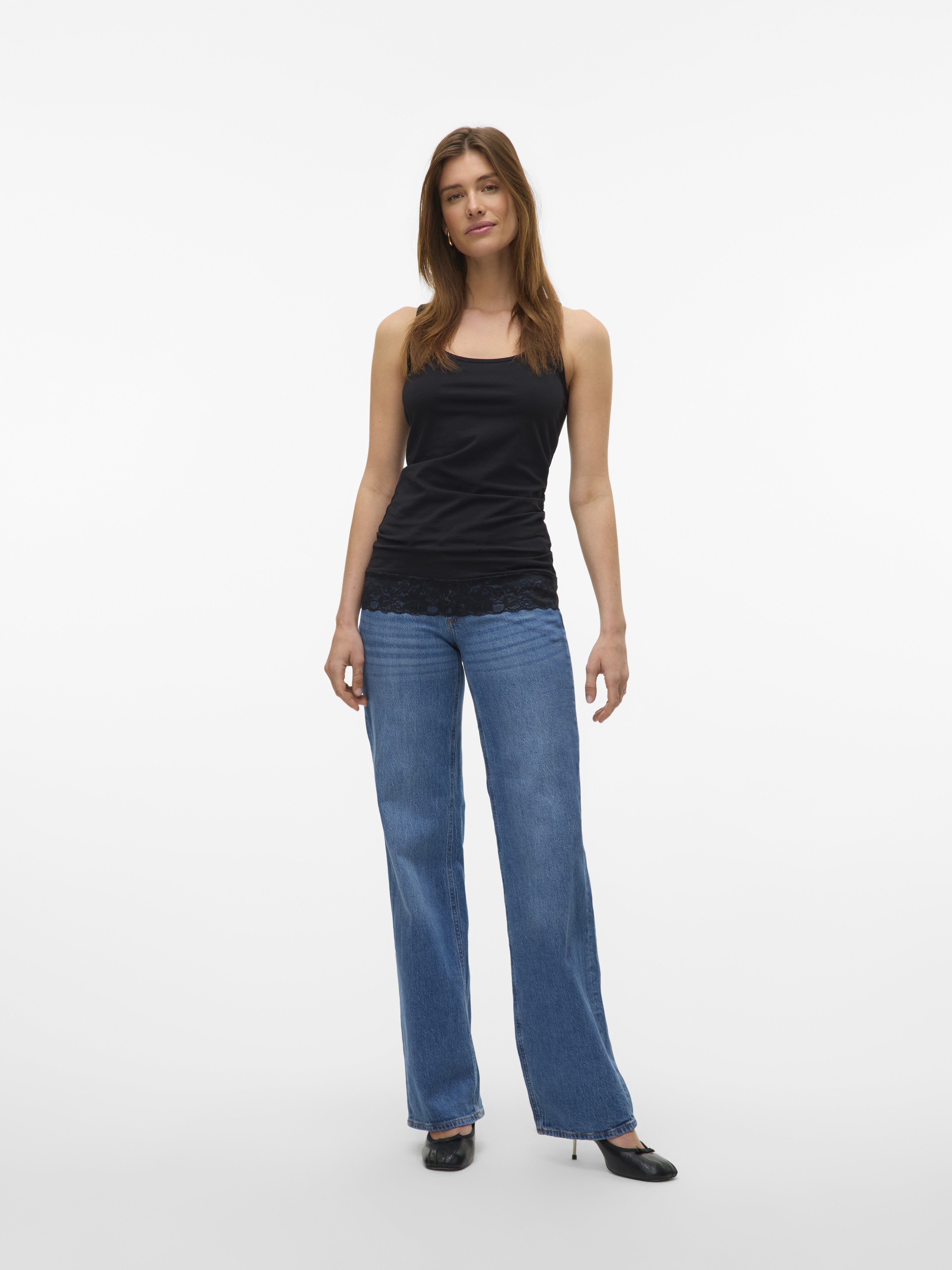 Vero Moda Damen Tops Black