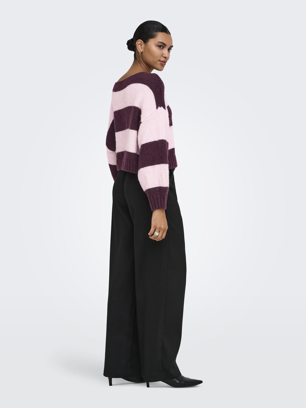 Only Damen Pullover Mauve Wine/Pink