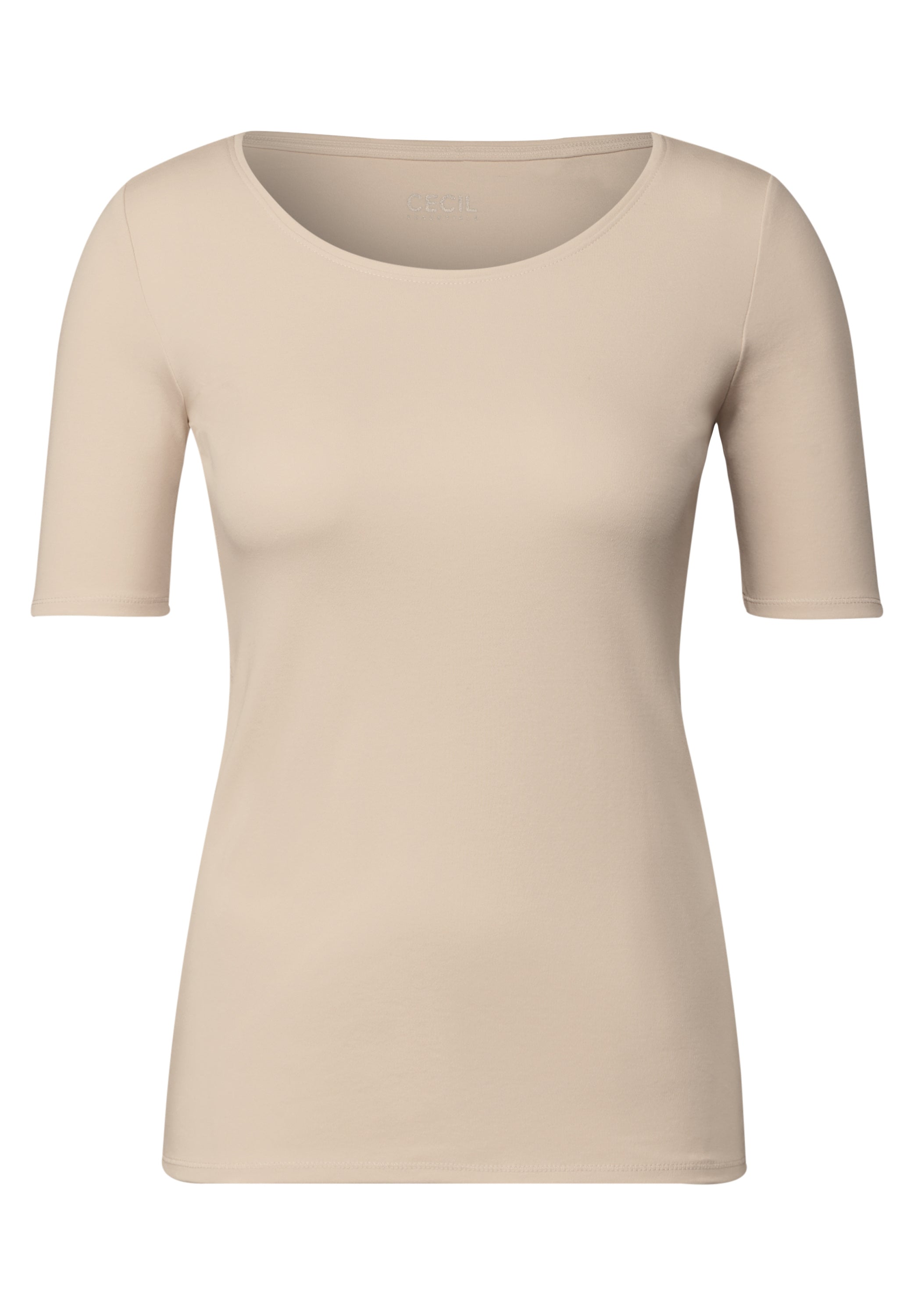 Cecil Damen T-Shirts  Pearl Bei