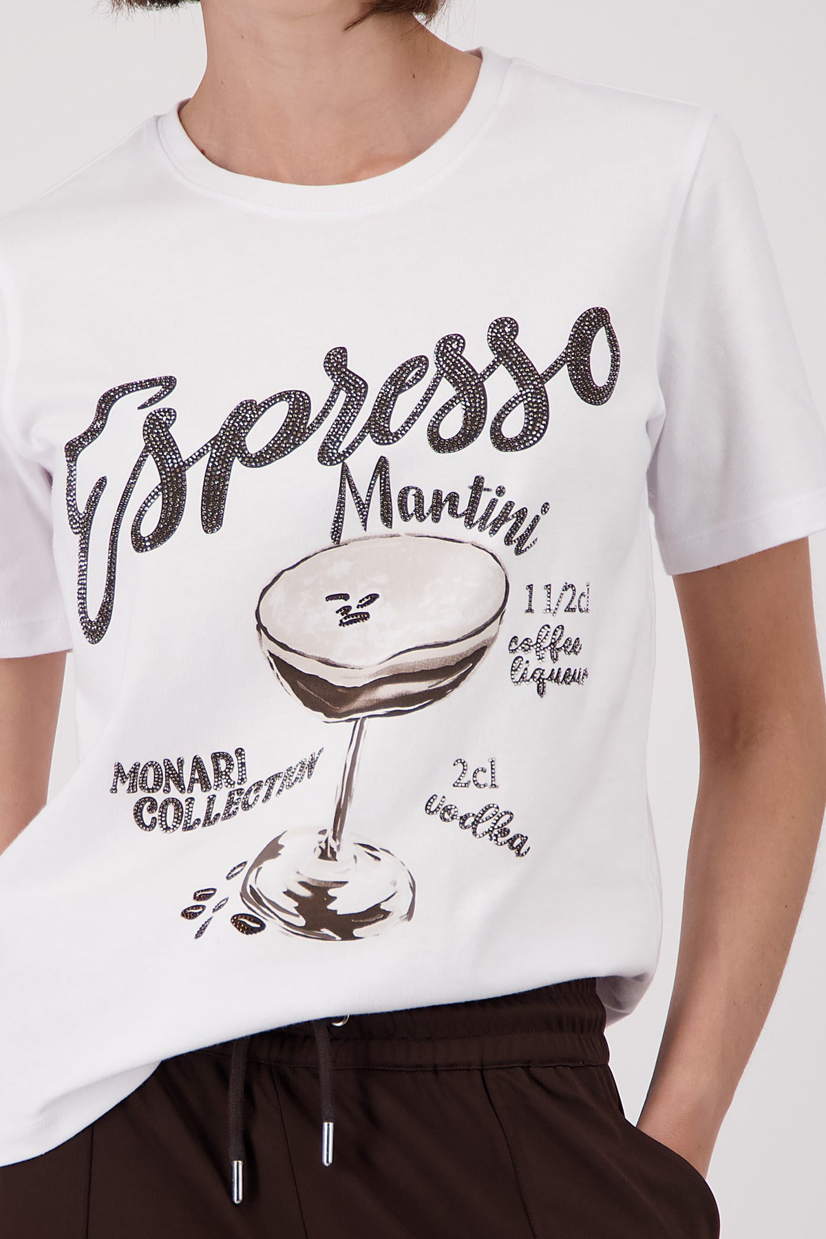 Monari Damen T-Shirts Cream