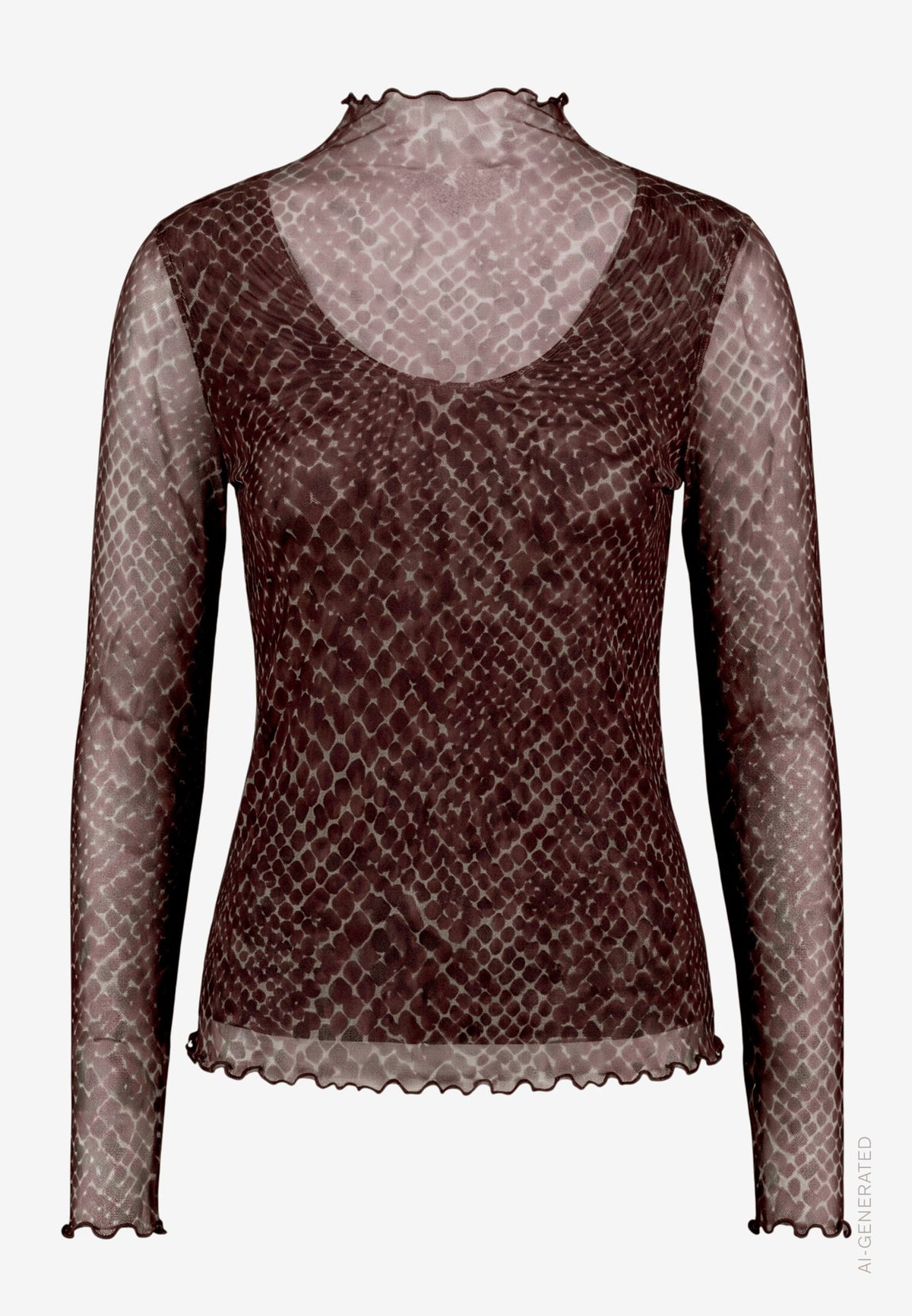 Zero Damen T-Shirts Grey/Brown