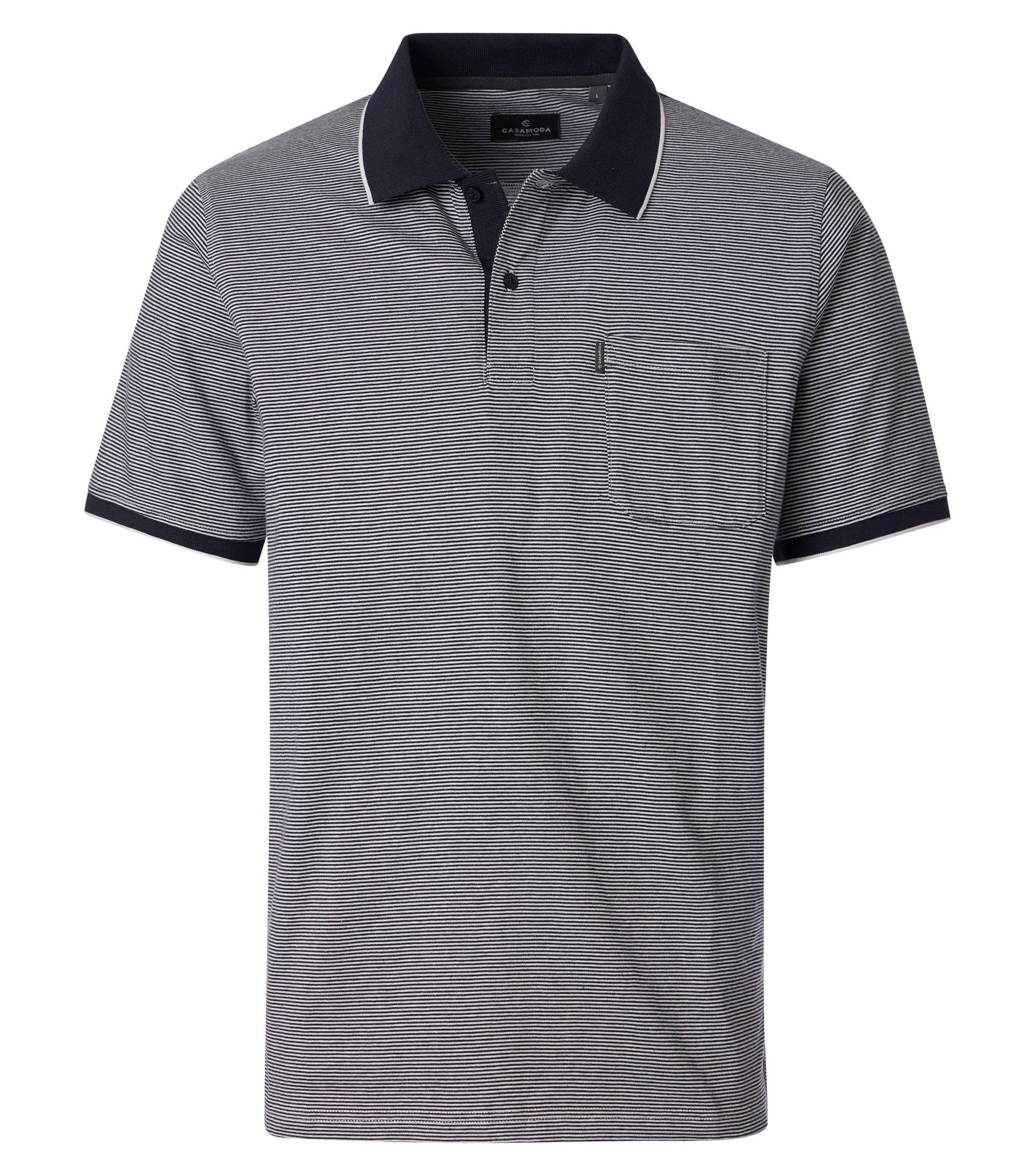 Casa Moda Herren Polo-Shirts  Blau