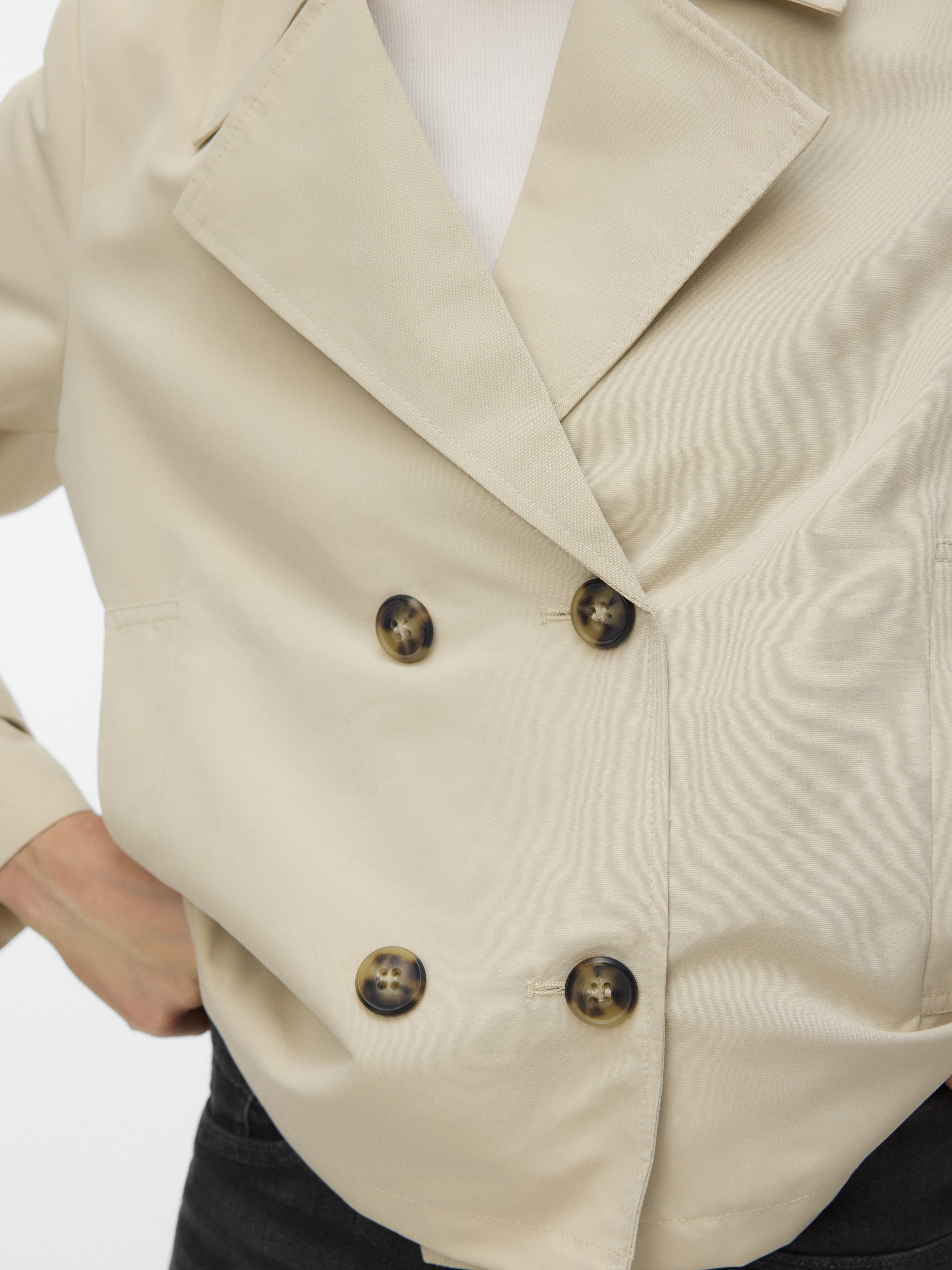 Vero Moda Damen Jacken Oatmeal