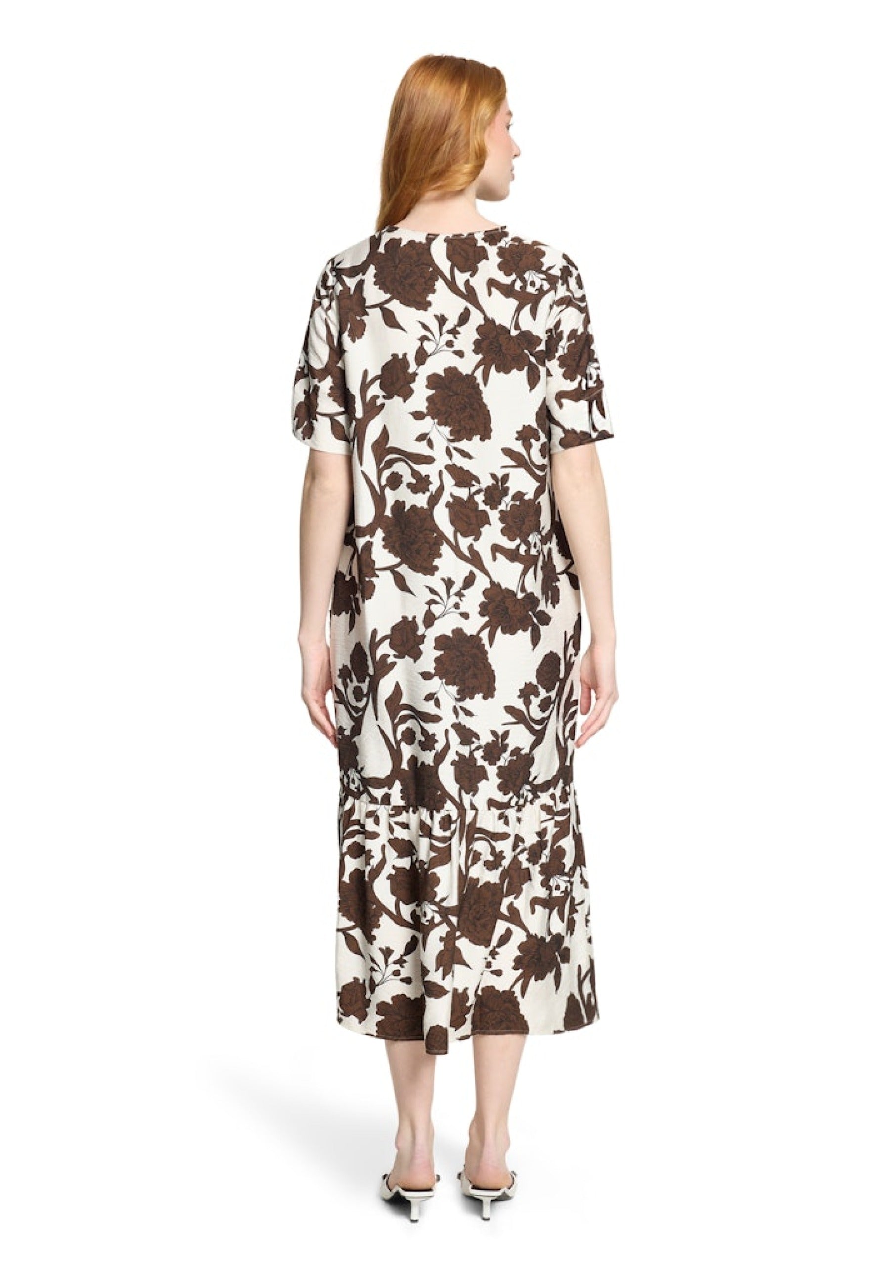 Cartoon Damen Kleider Cream/Brown