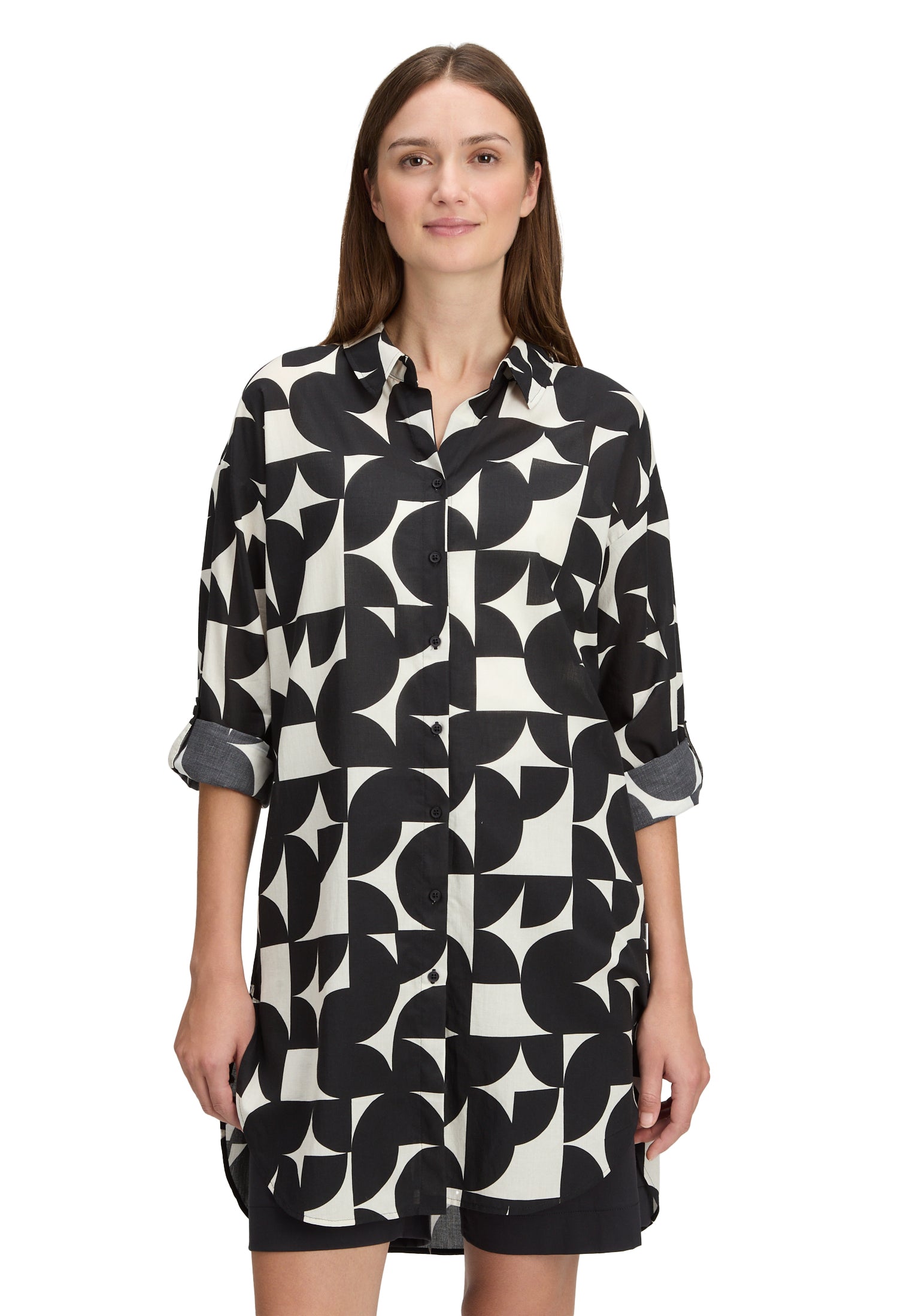 Betty & Co Damen Blusen Black/Cream