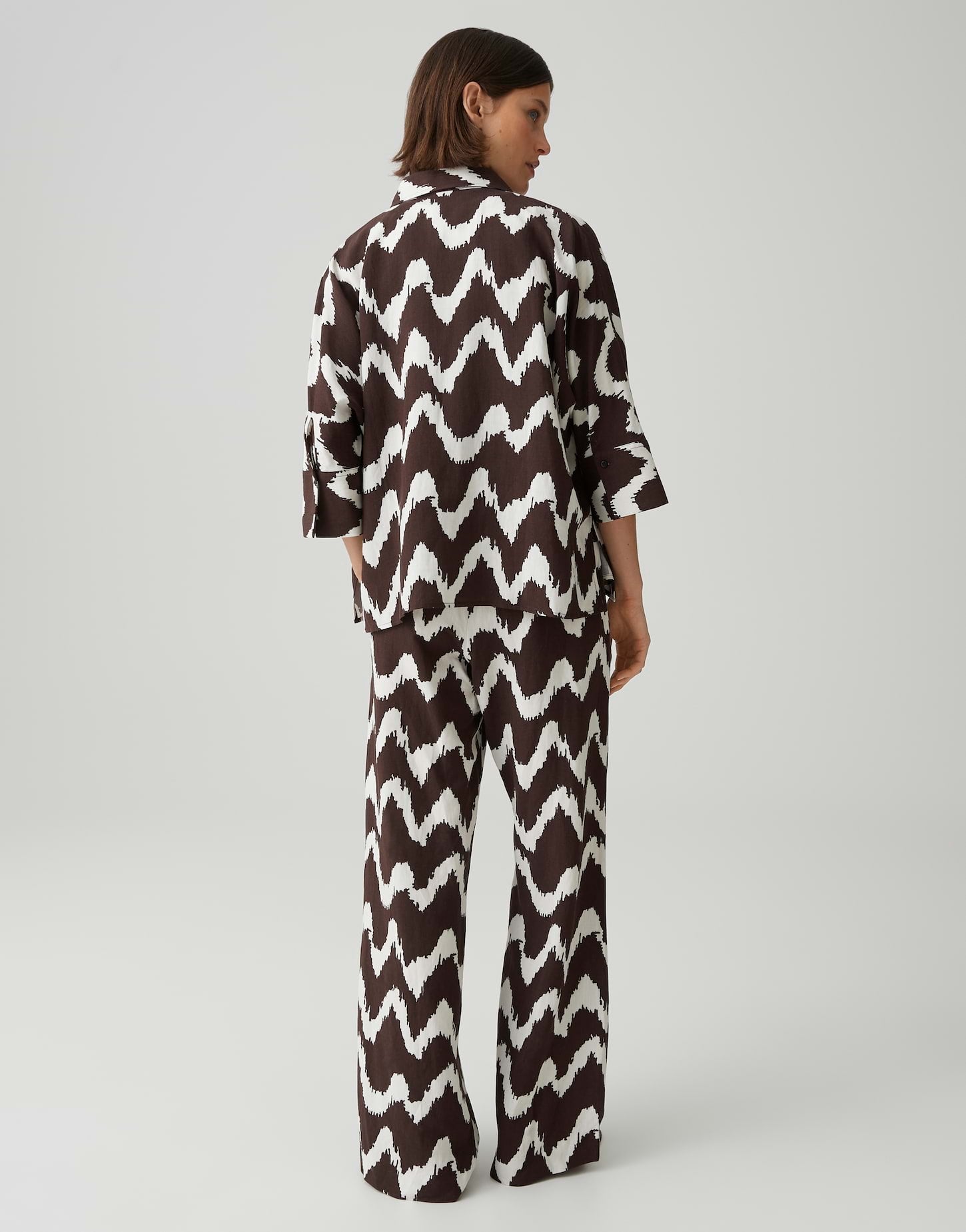 Opus Pants Damen Hosen  Coffee Be
