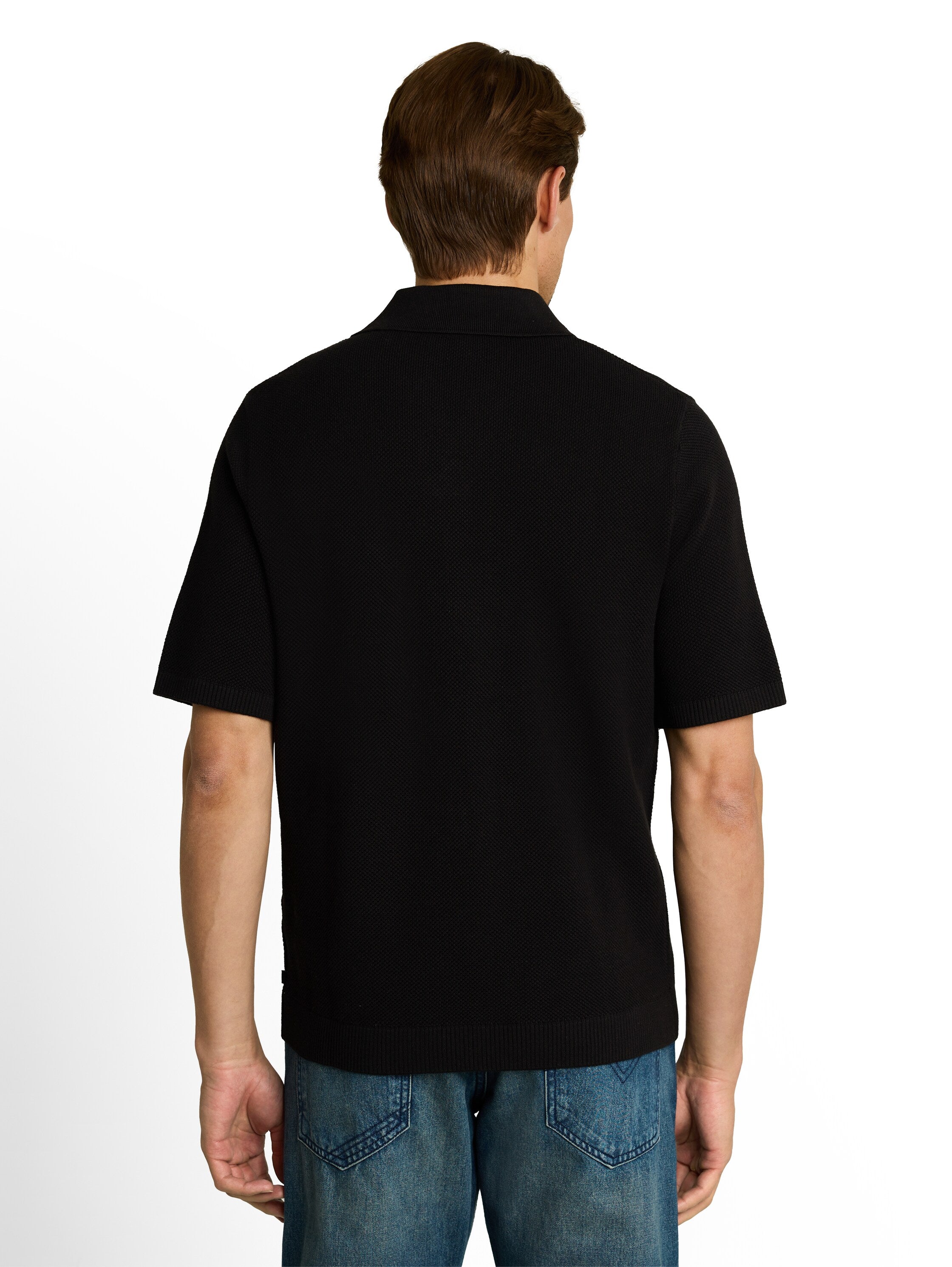 Tom Tailor denim Herren Pullover Black